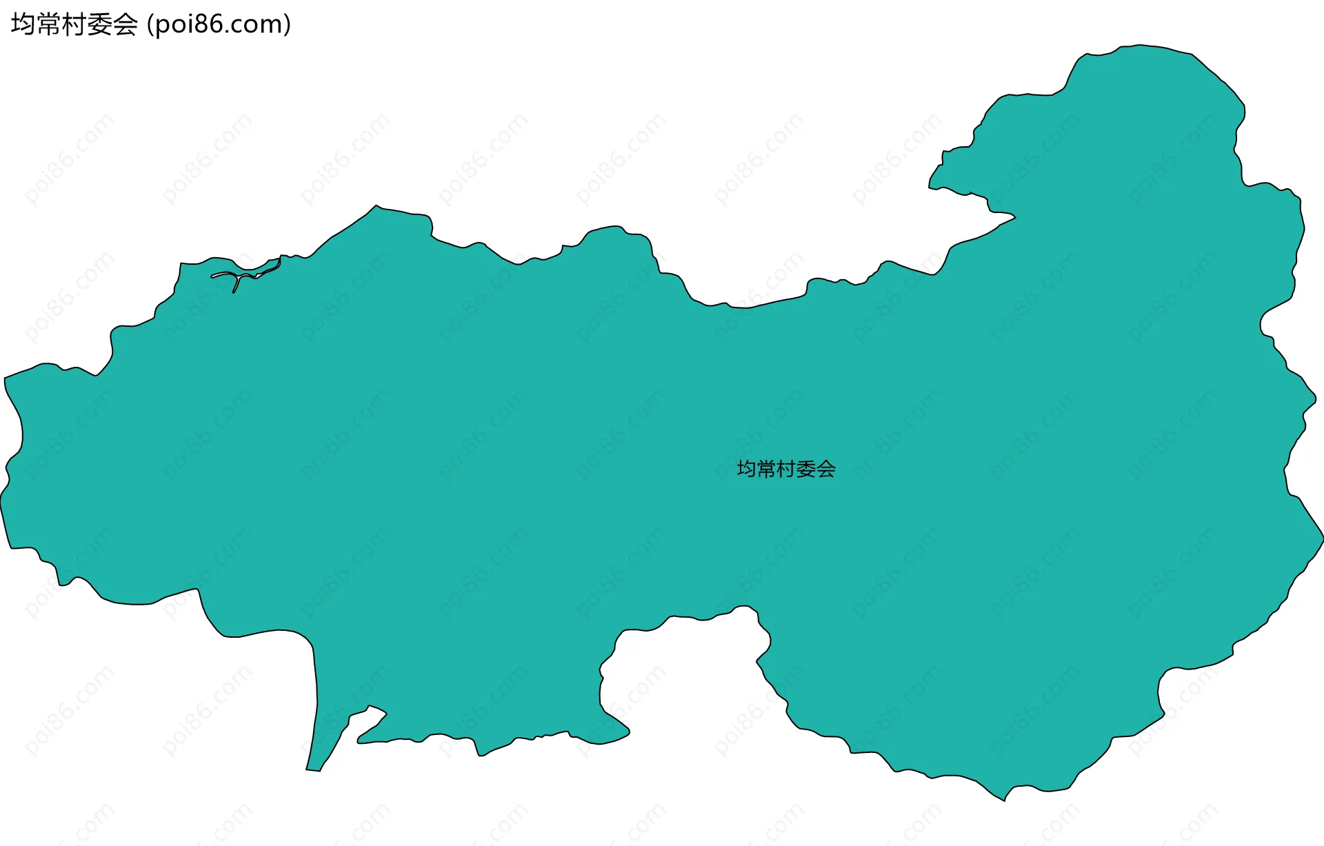 均常村委会边界地图