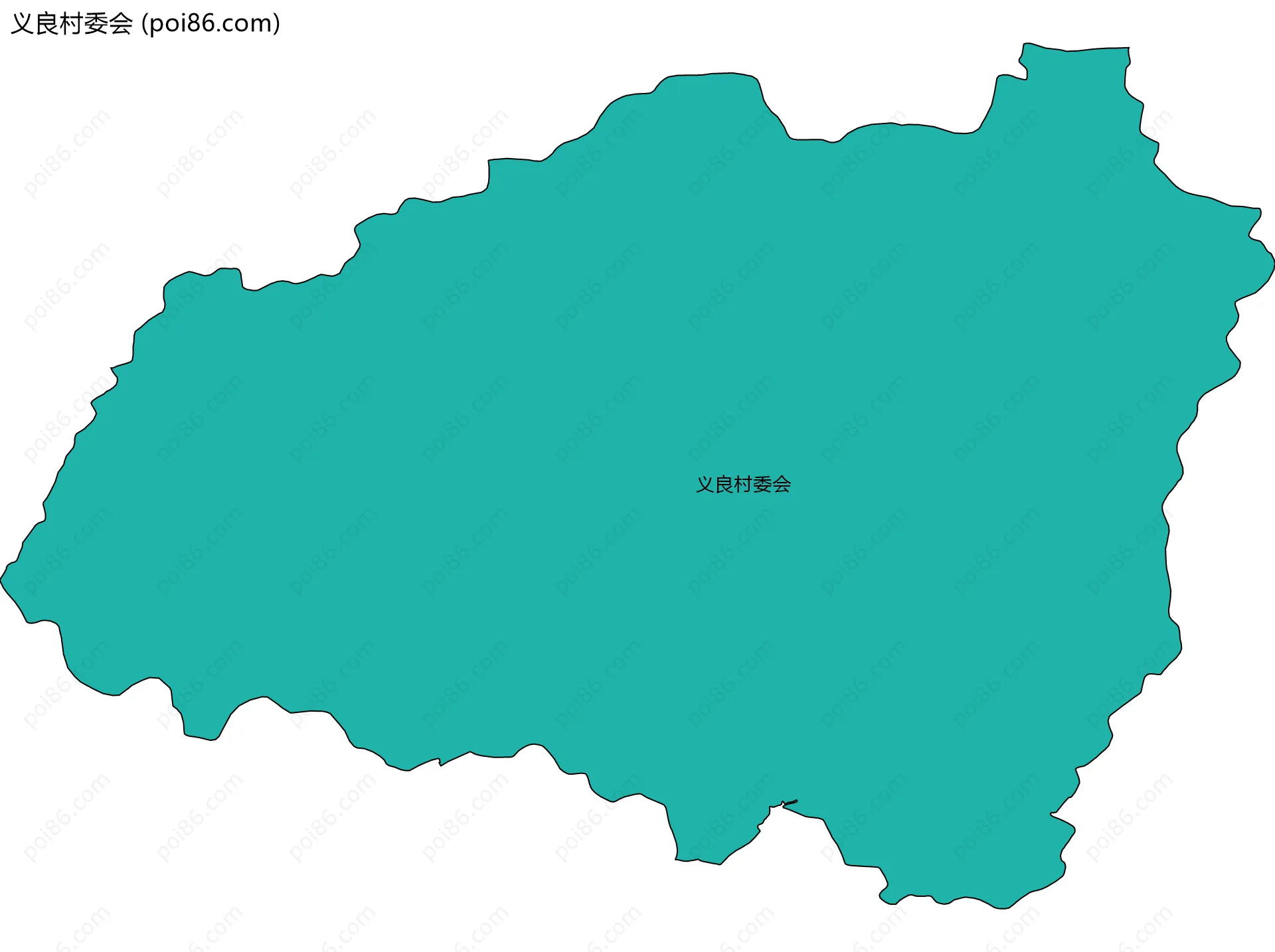 义良村委会边界地图