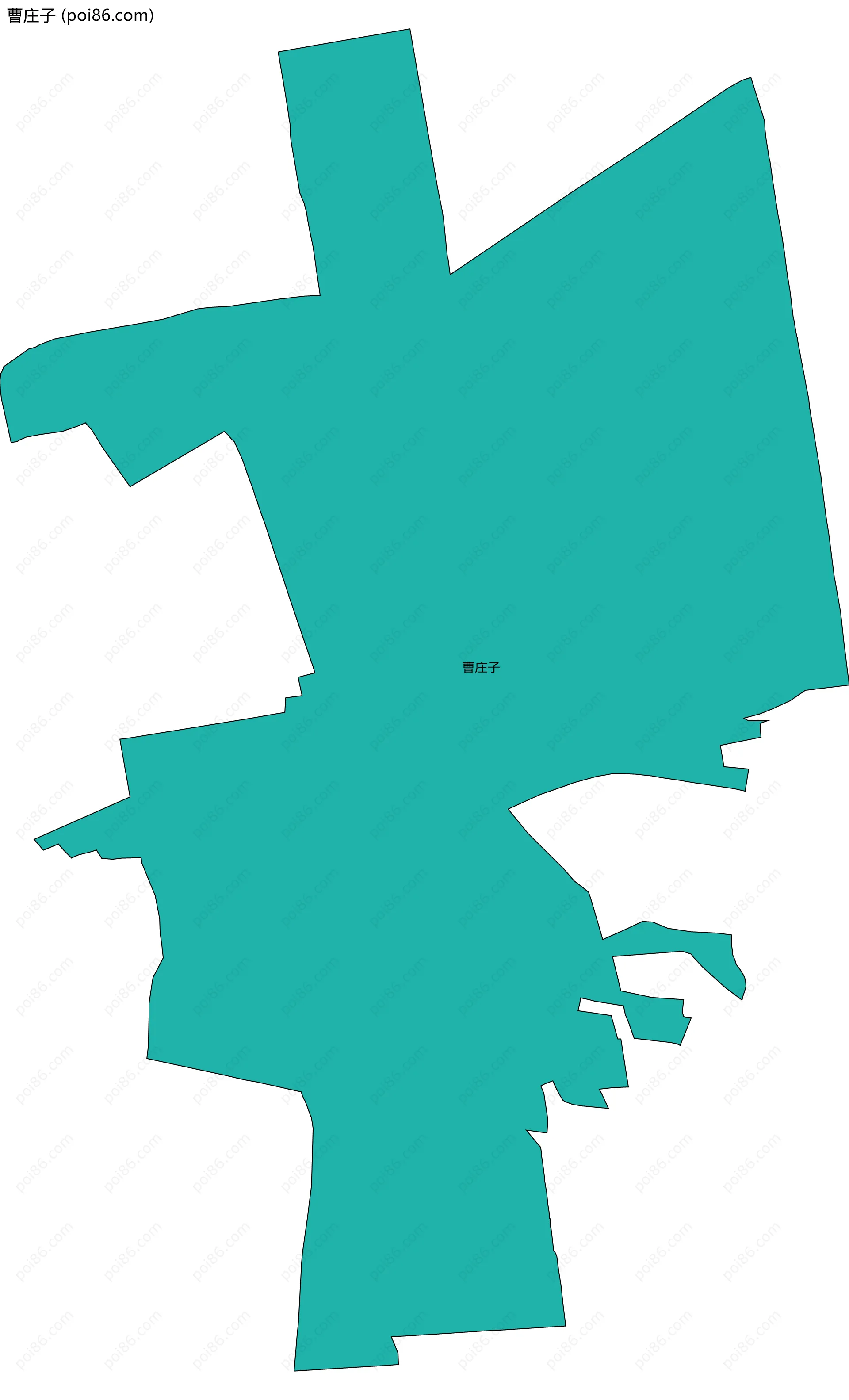 曹庄子边界地图