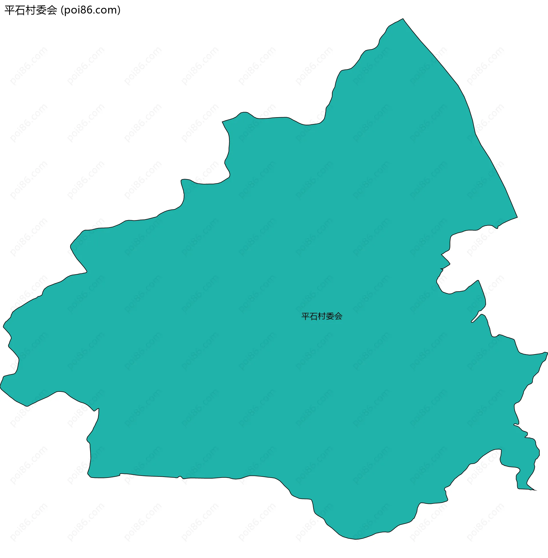 平石村委会边界地图