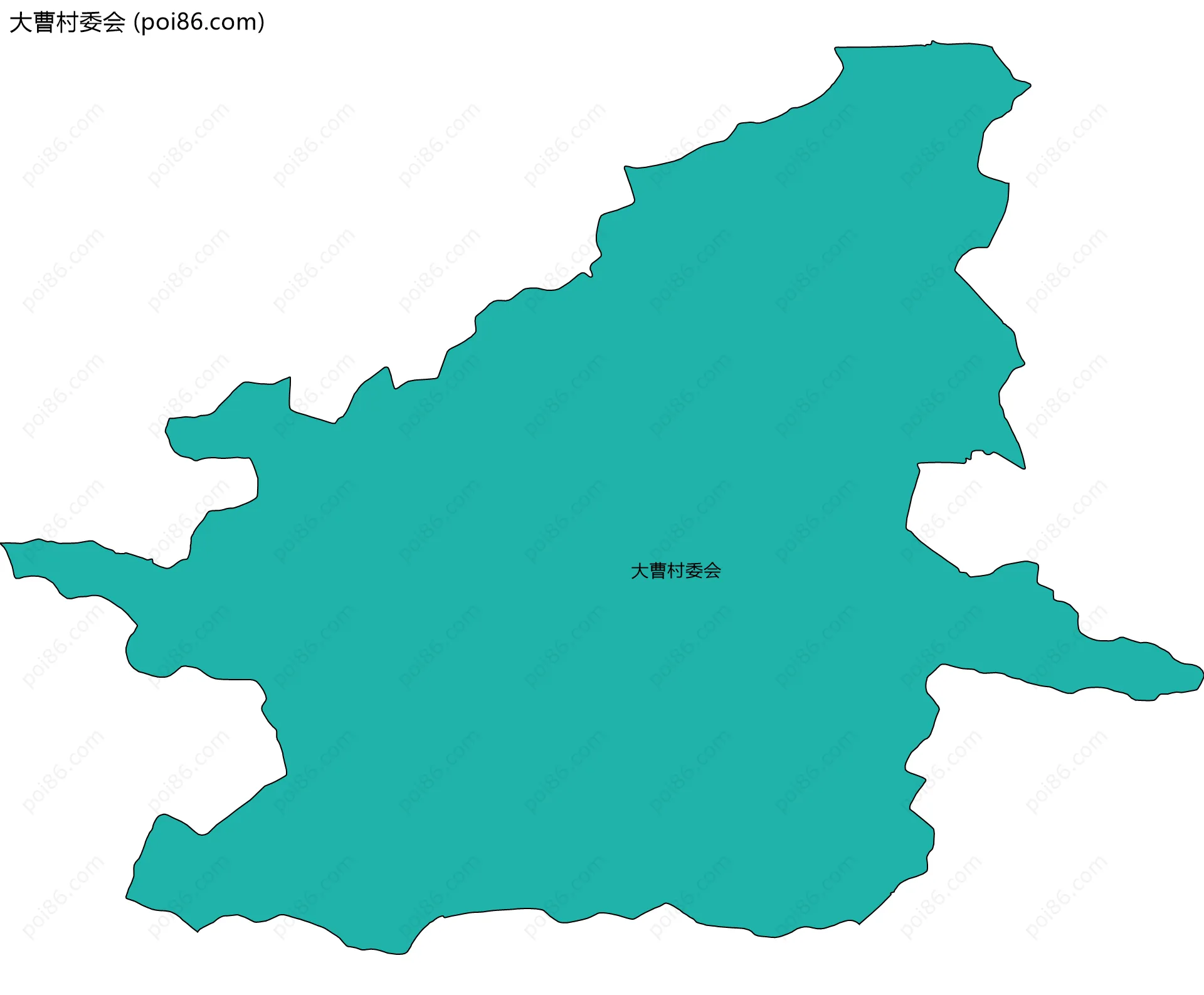 大曹村委会边界地图