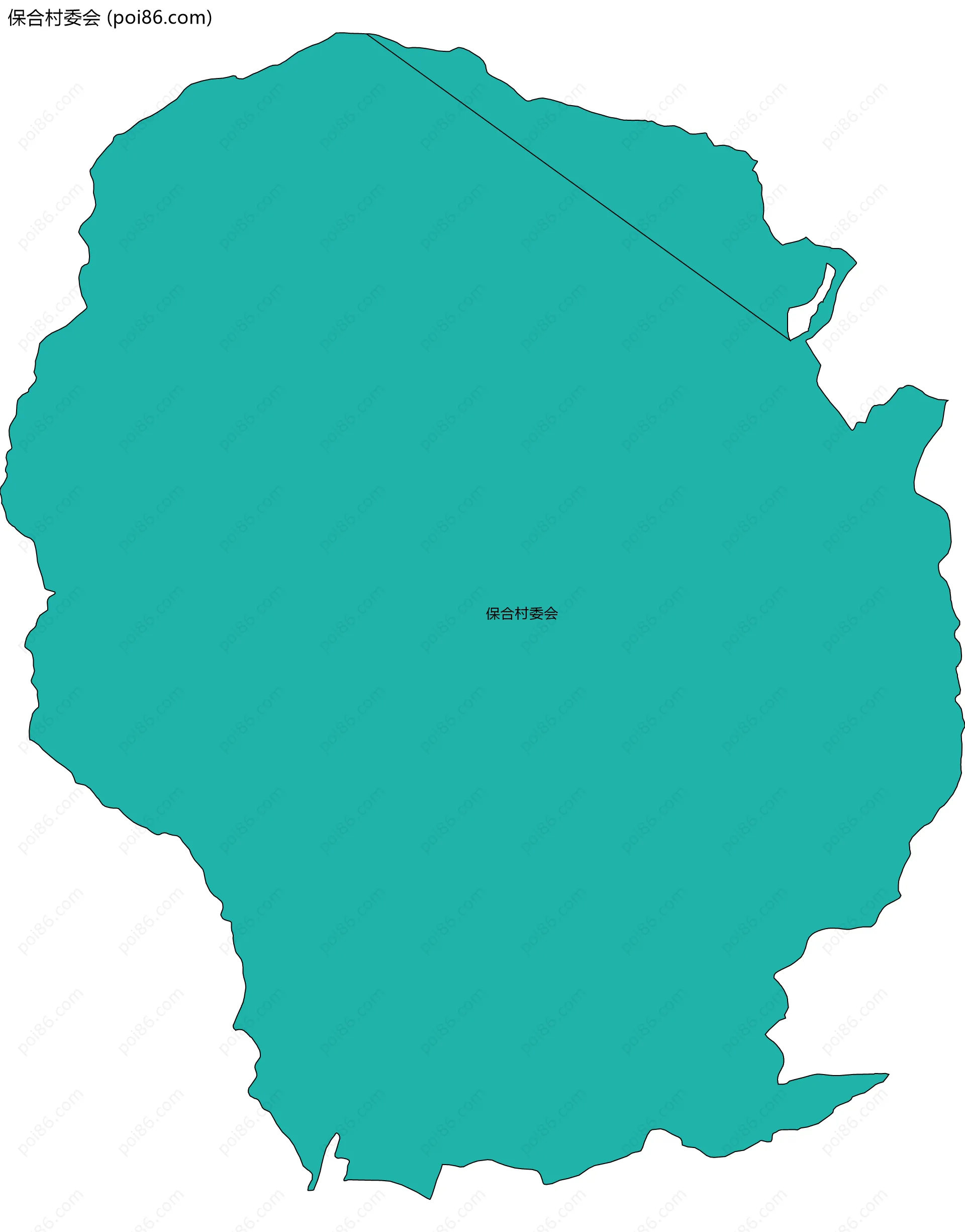 保合村委会边界地图