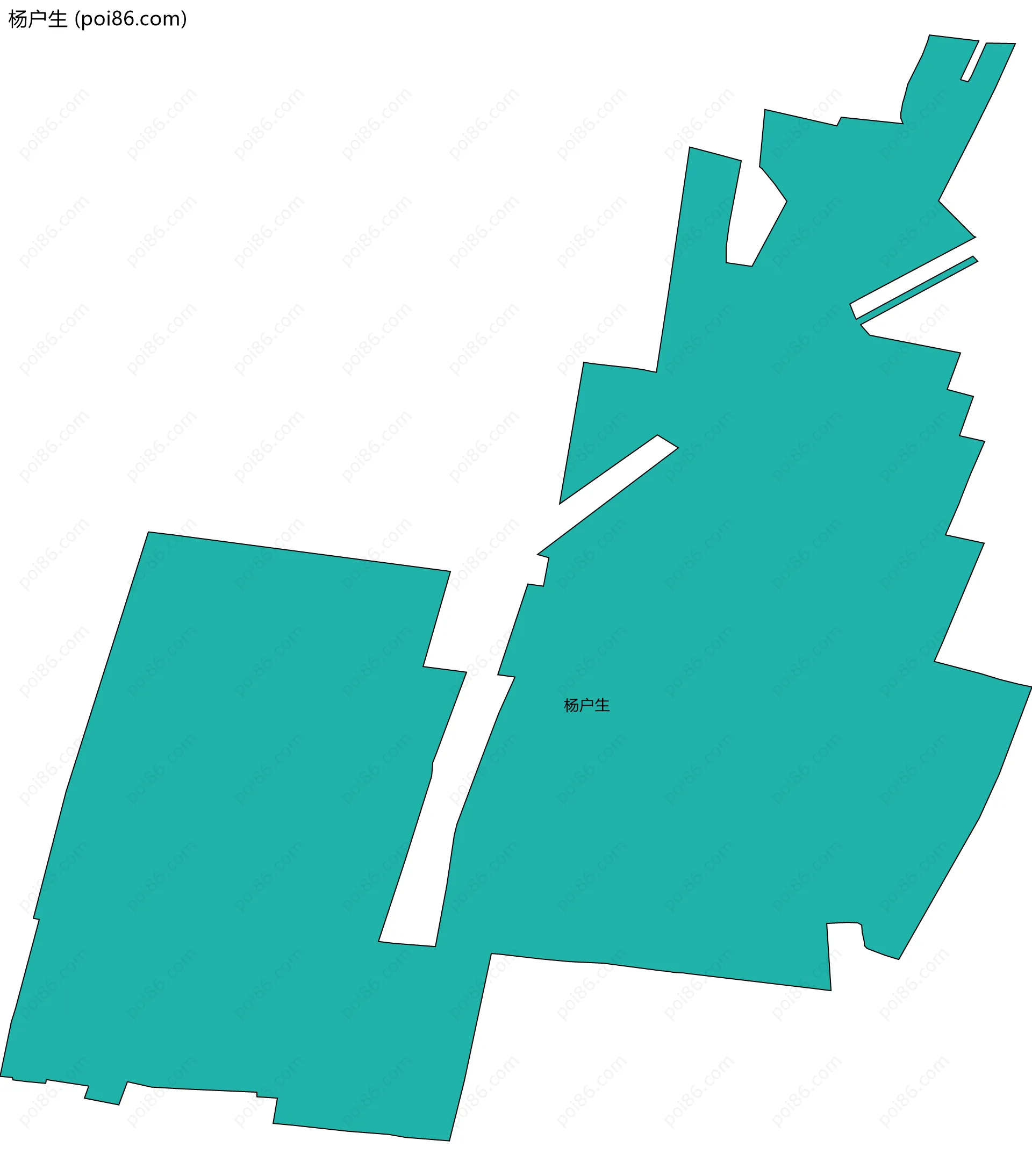 杨户生边界地图