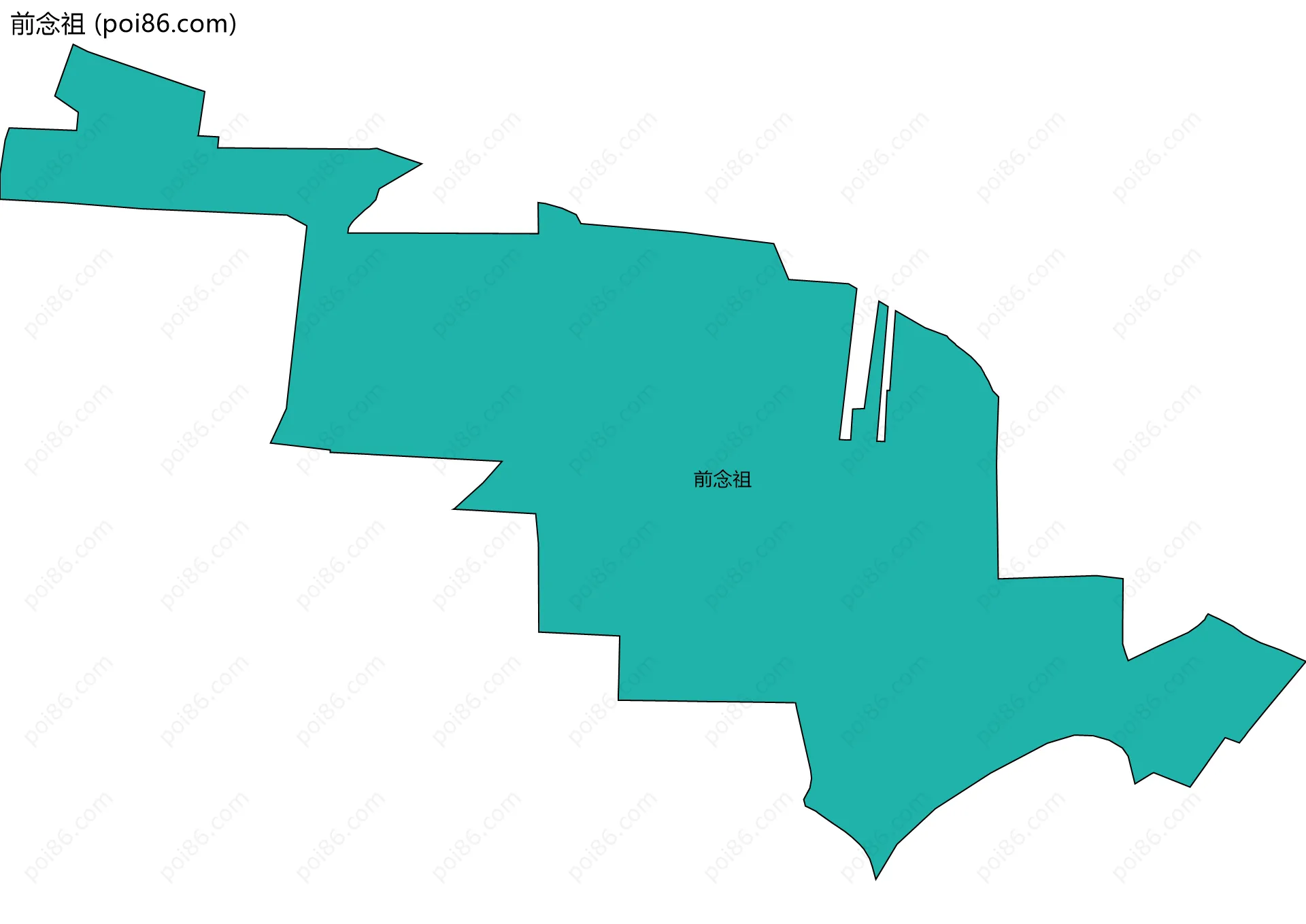 前念祖边界地图