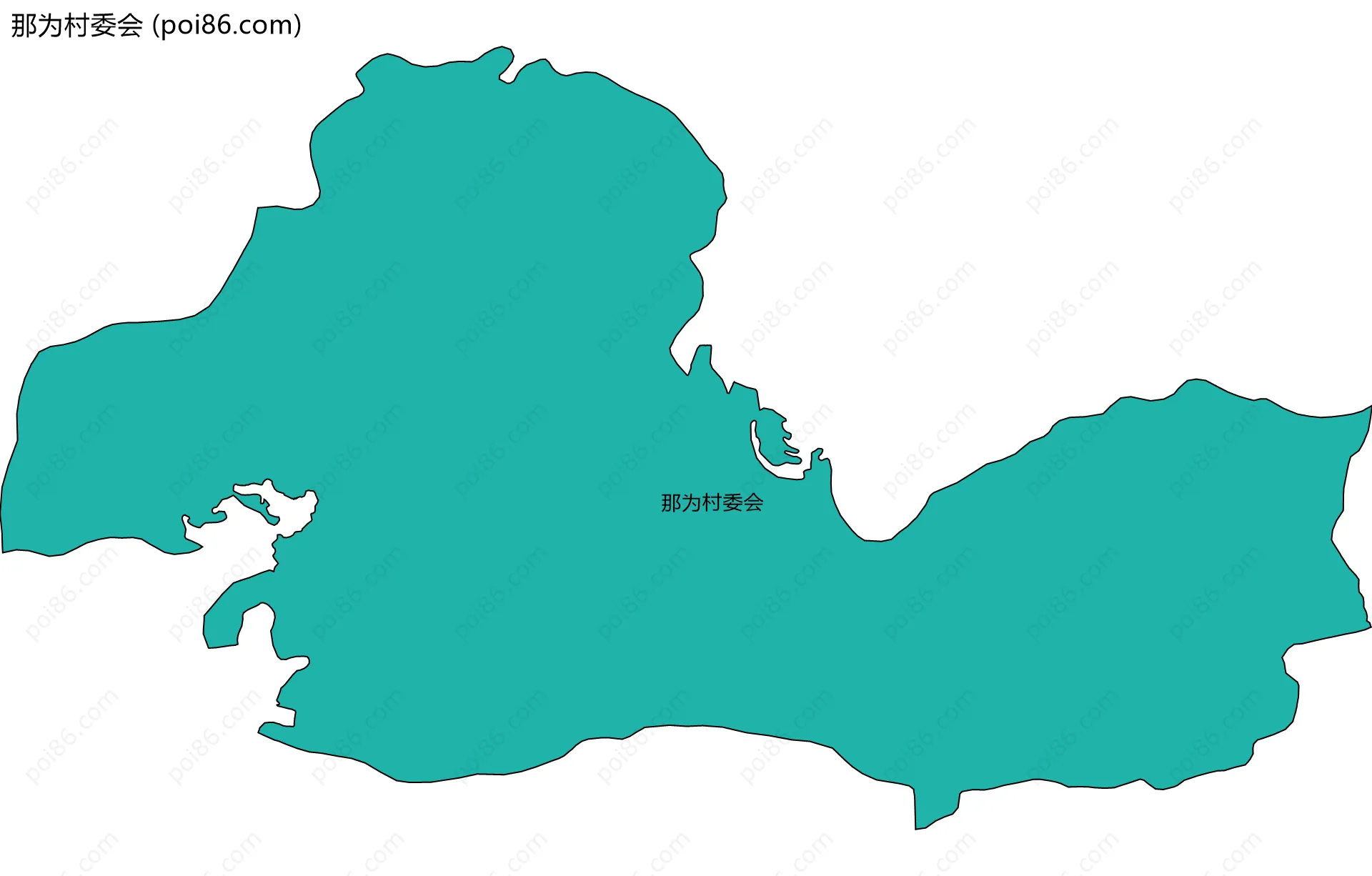 那为村委会边界地图
