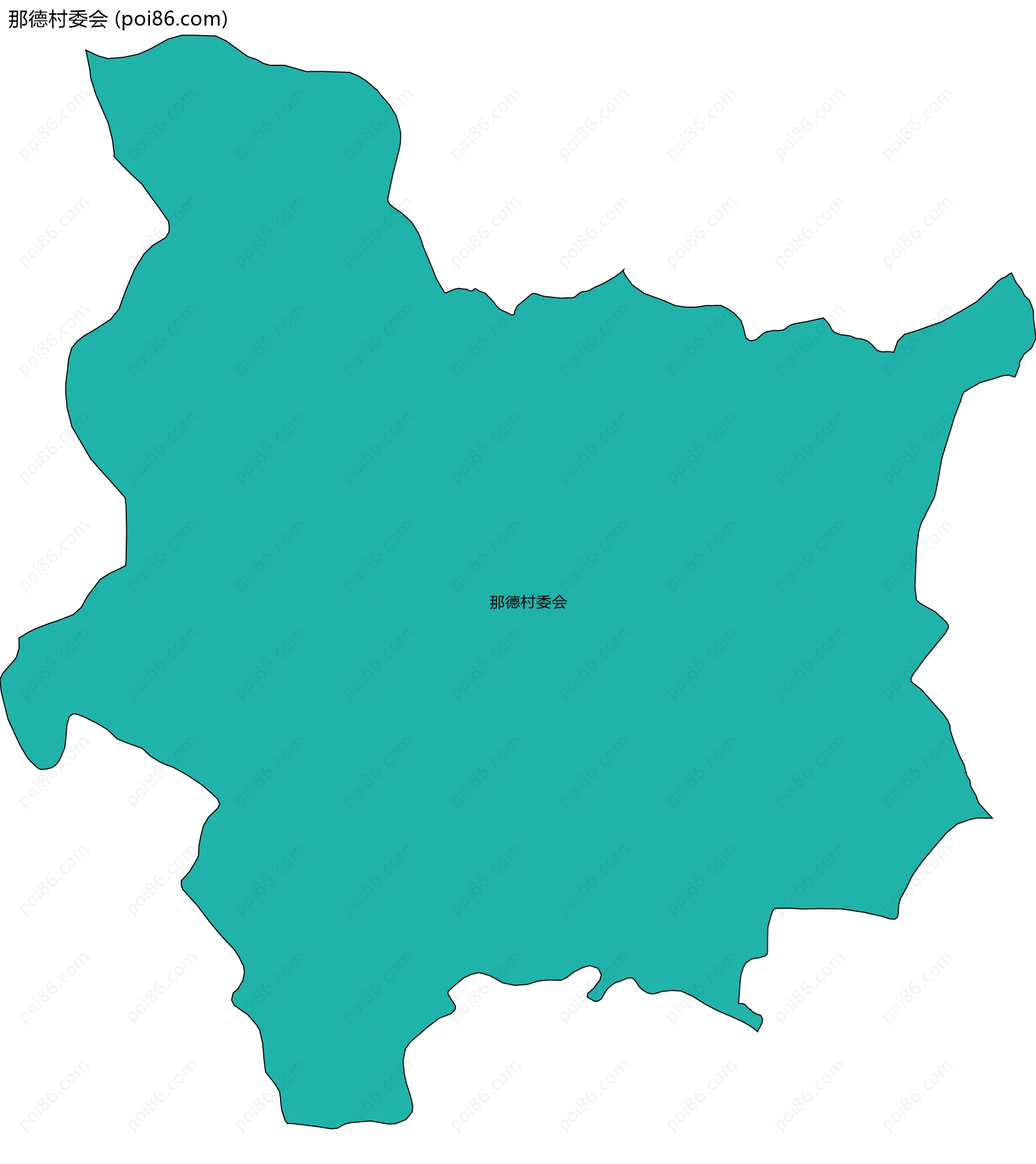 那德村委会边界地图