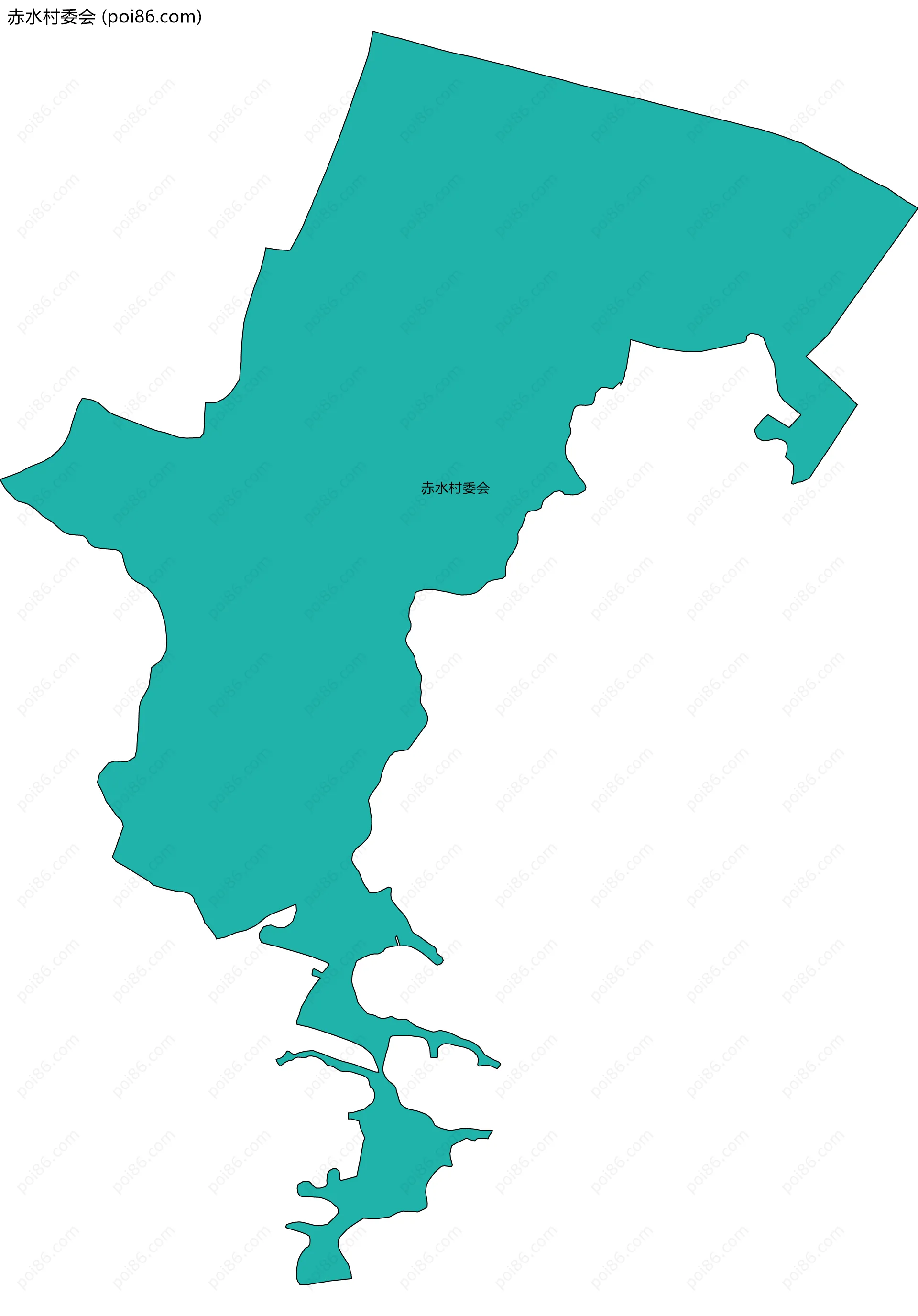 赤水村委会边界地图