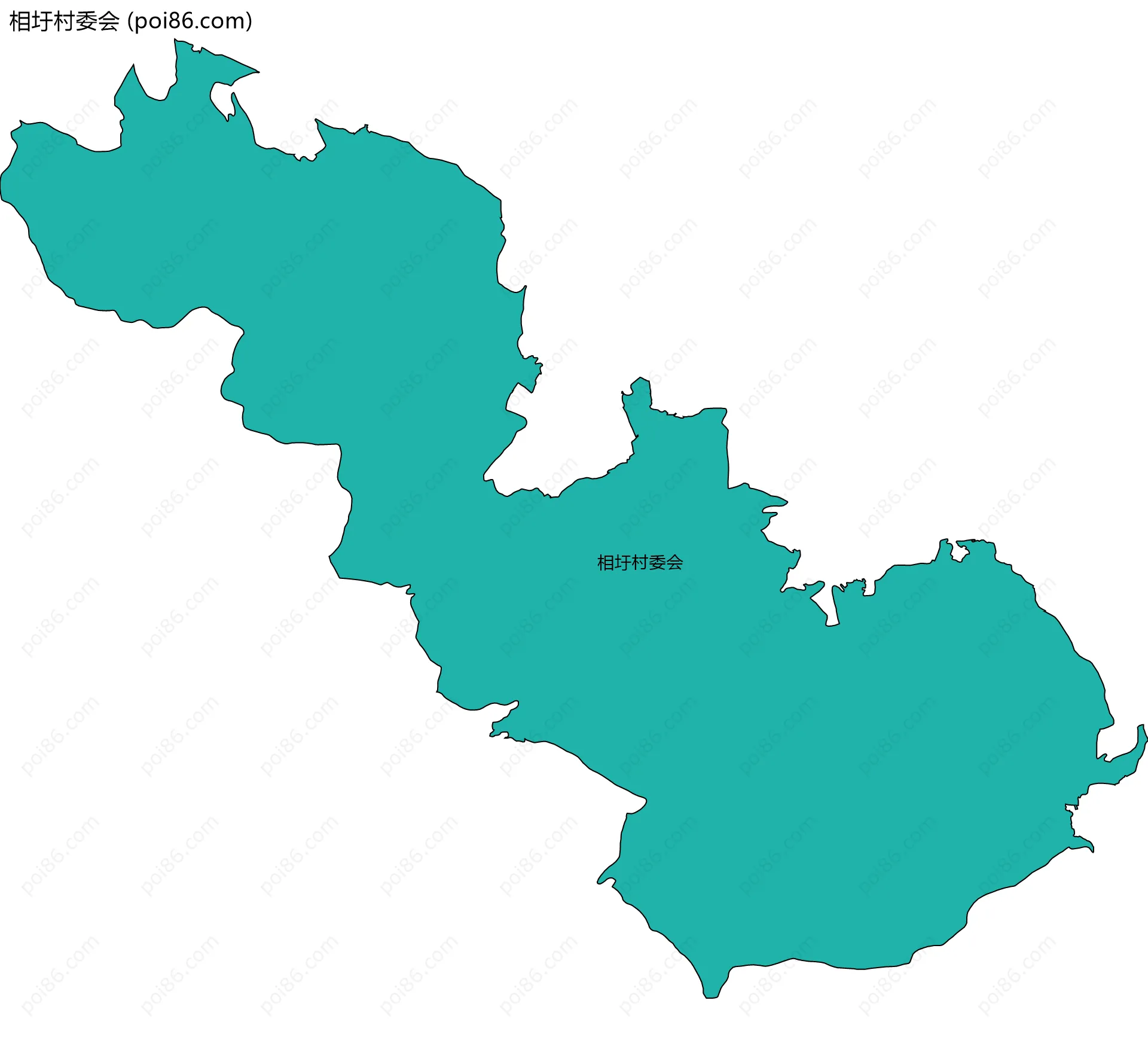相圩村委会边界地图