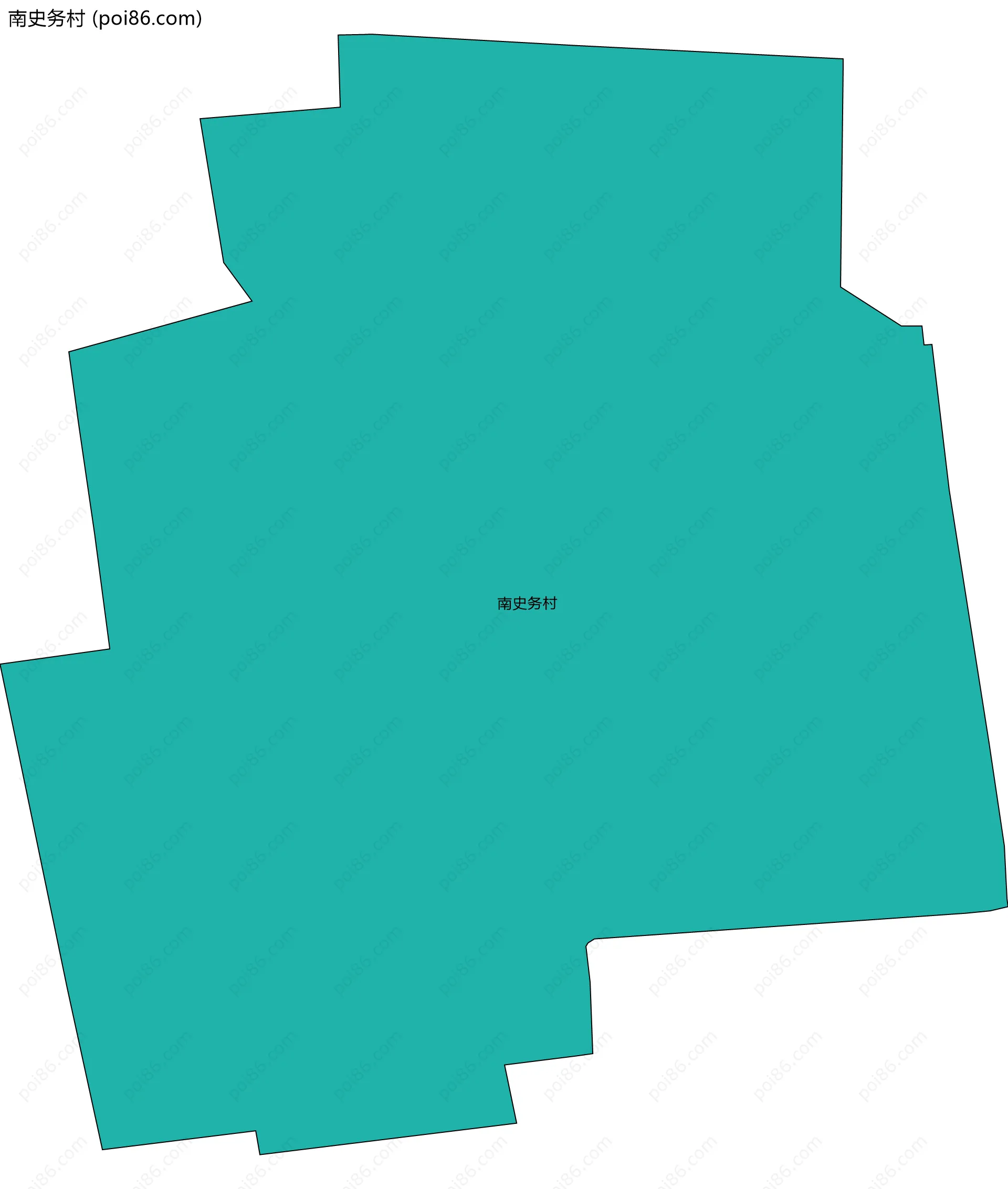 南史务村边界地图
