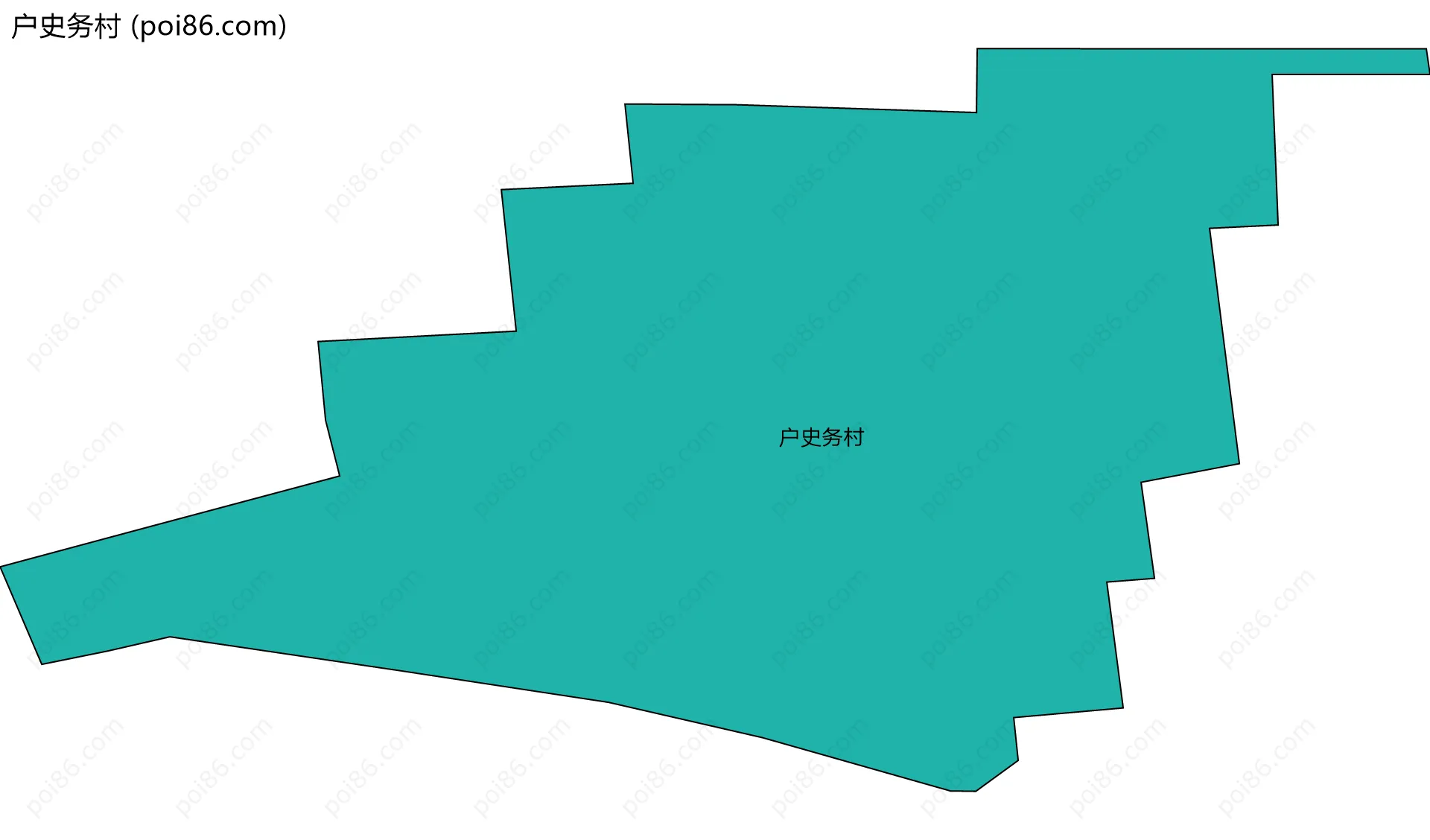 户史务村边界地图
