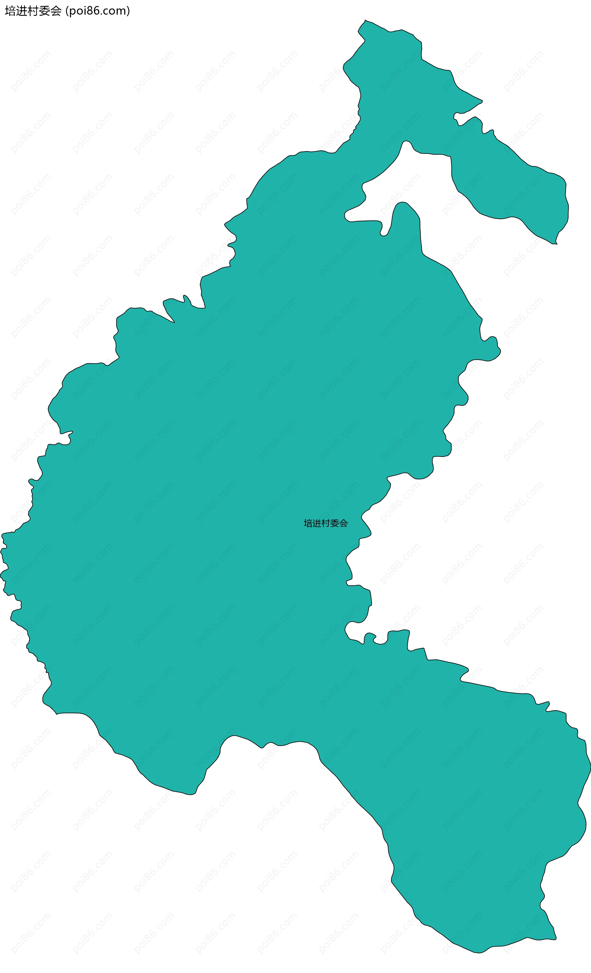 培进村委会边界地图