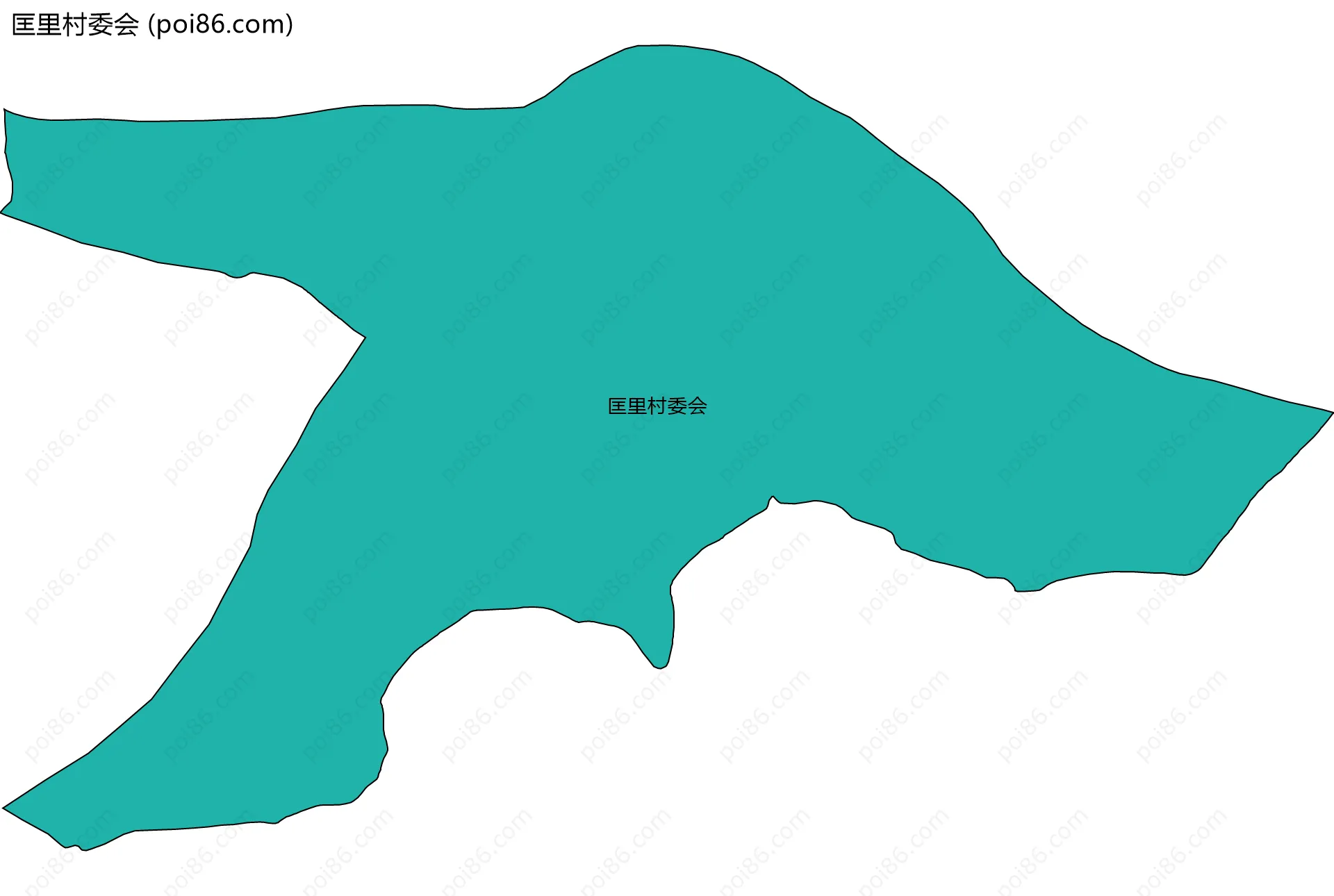 匡里村委会边界地图