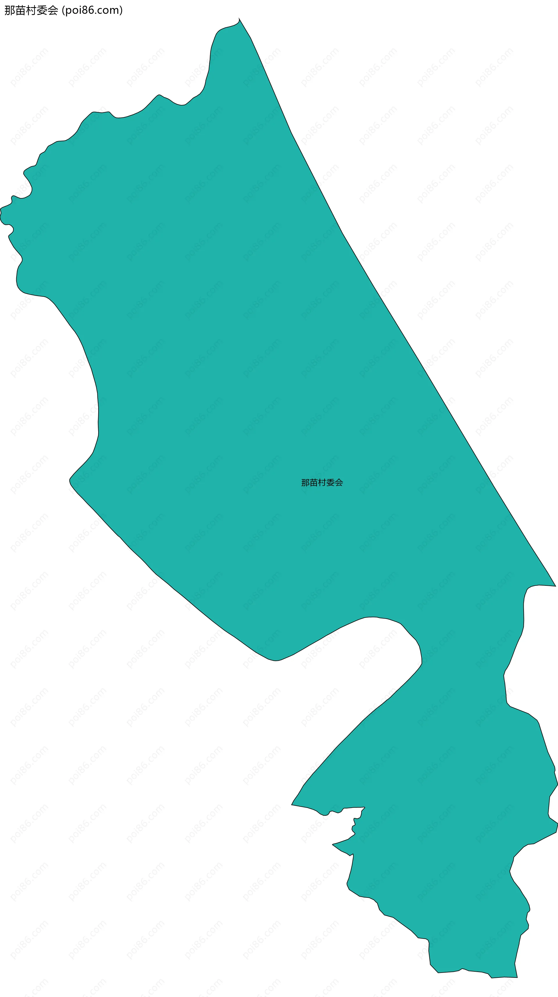 那苗村委会边界地图