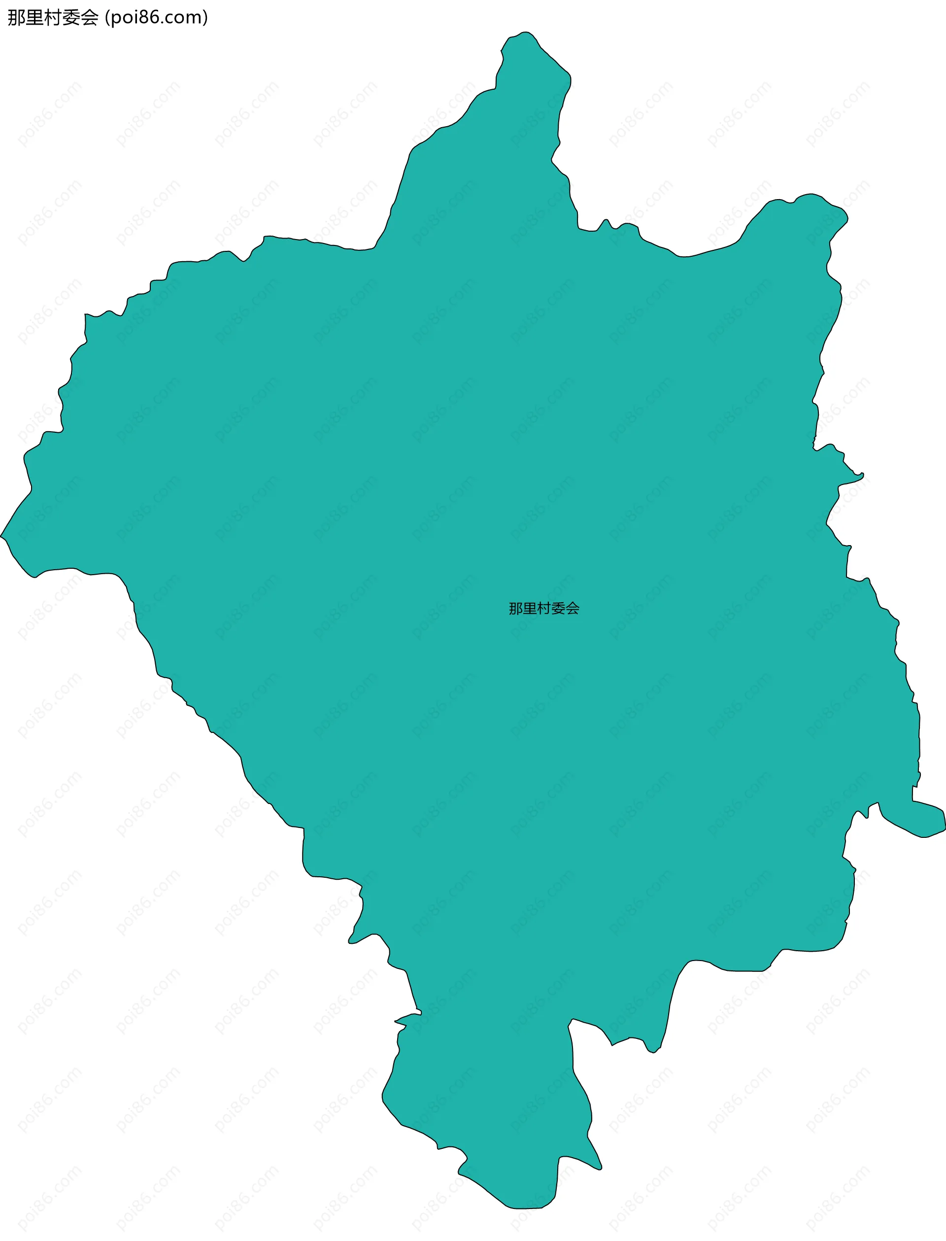 那里村委会边界地图