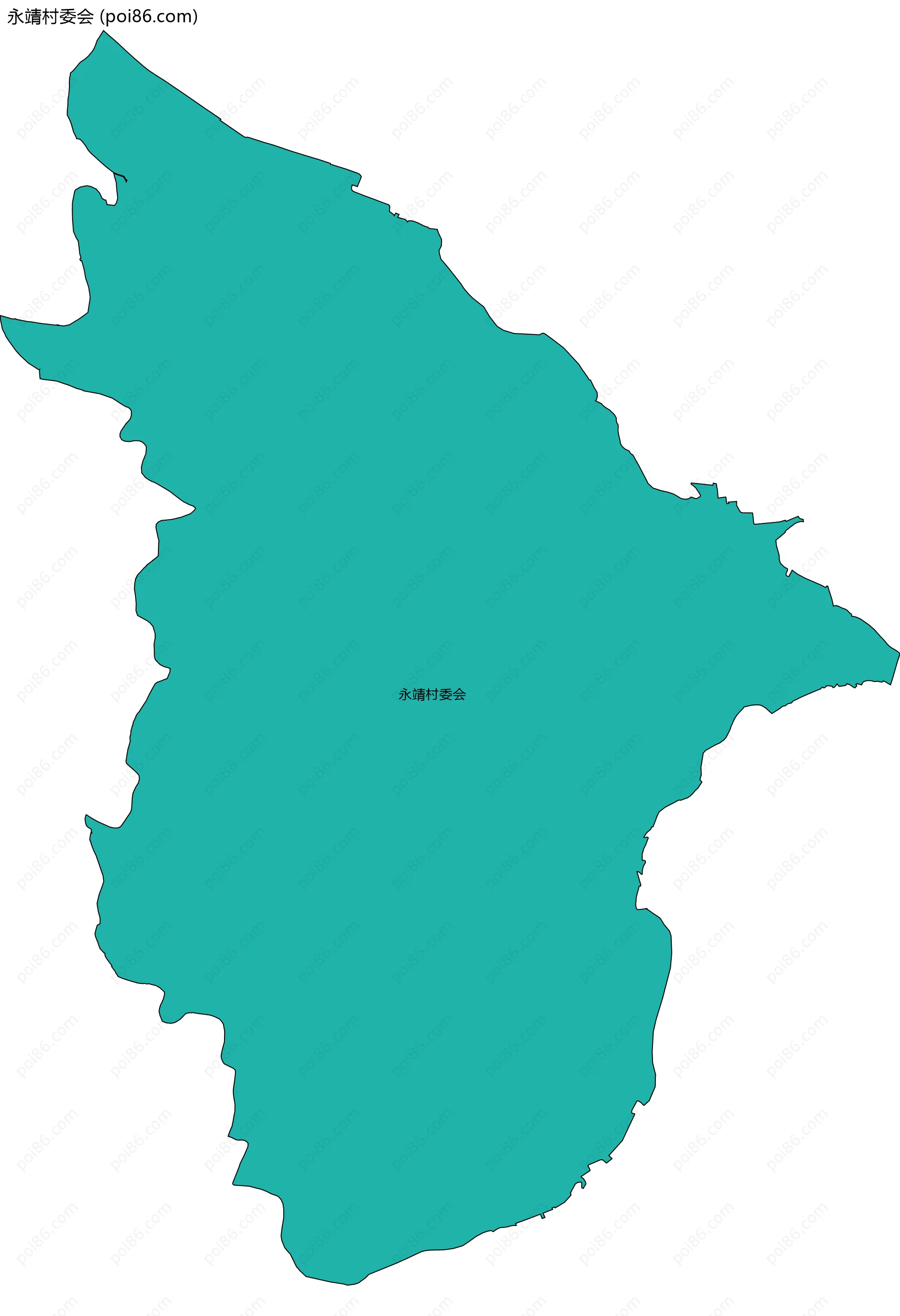 永靖村委会边界地图