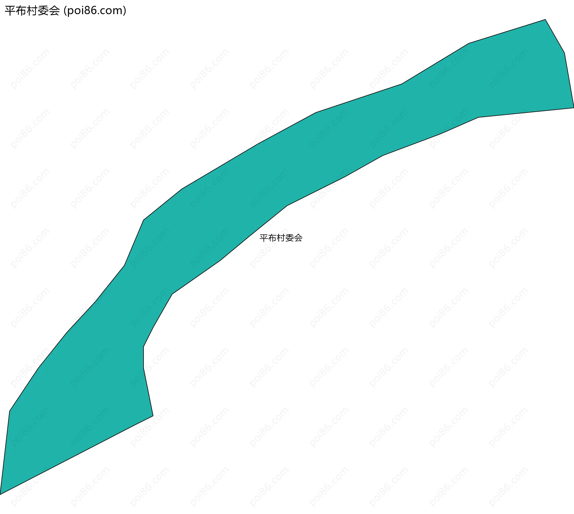 平布村委会边界地图