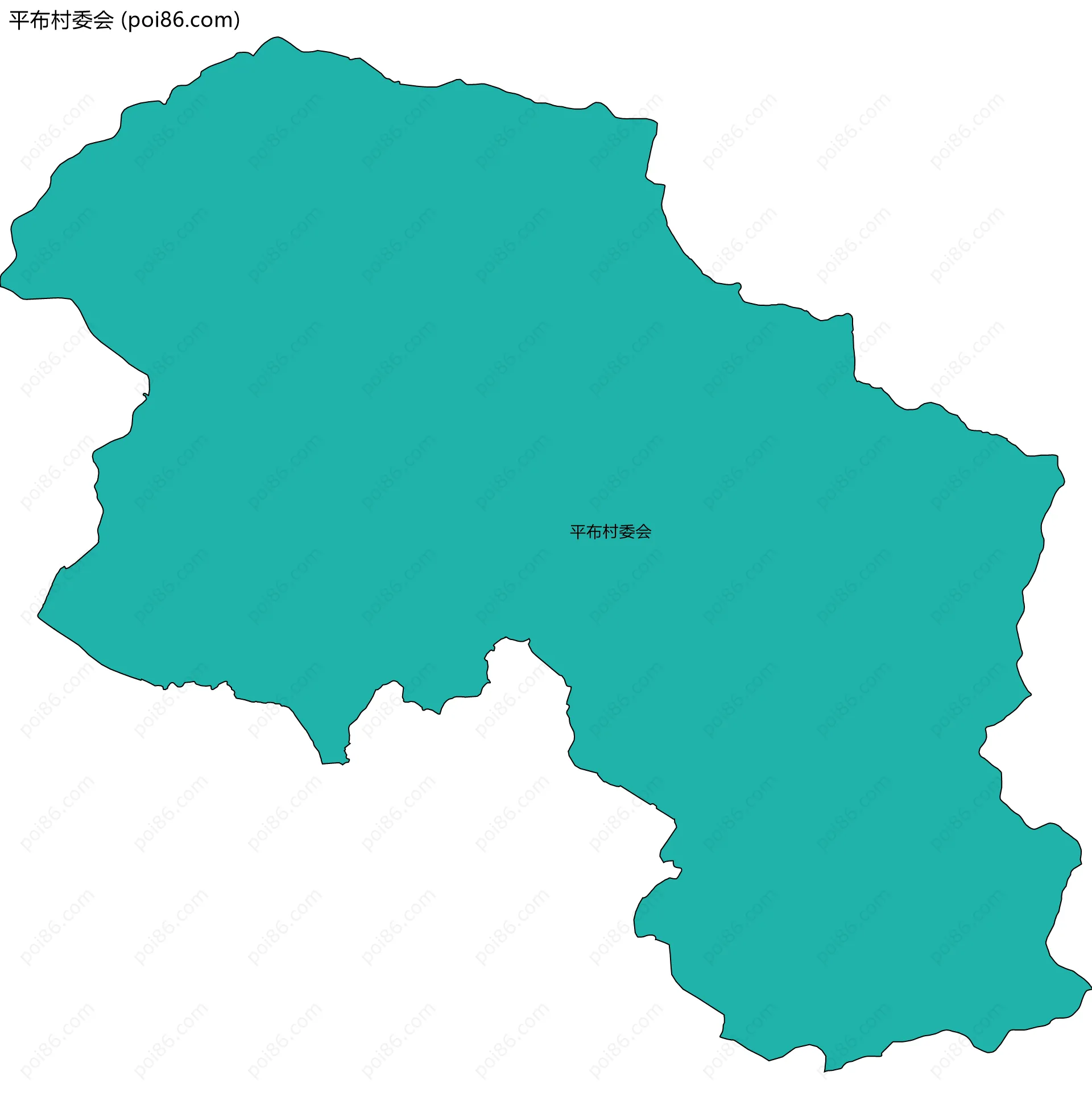 平布村委会边界地图