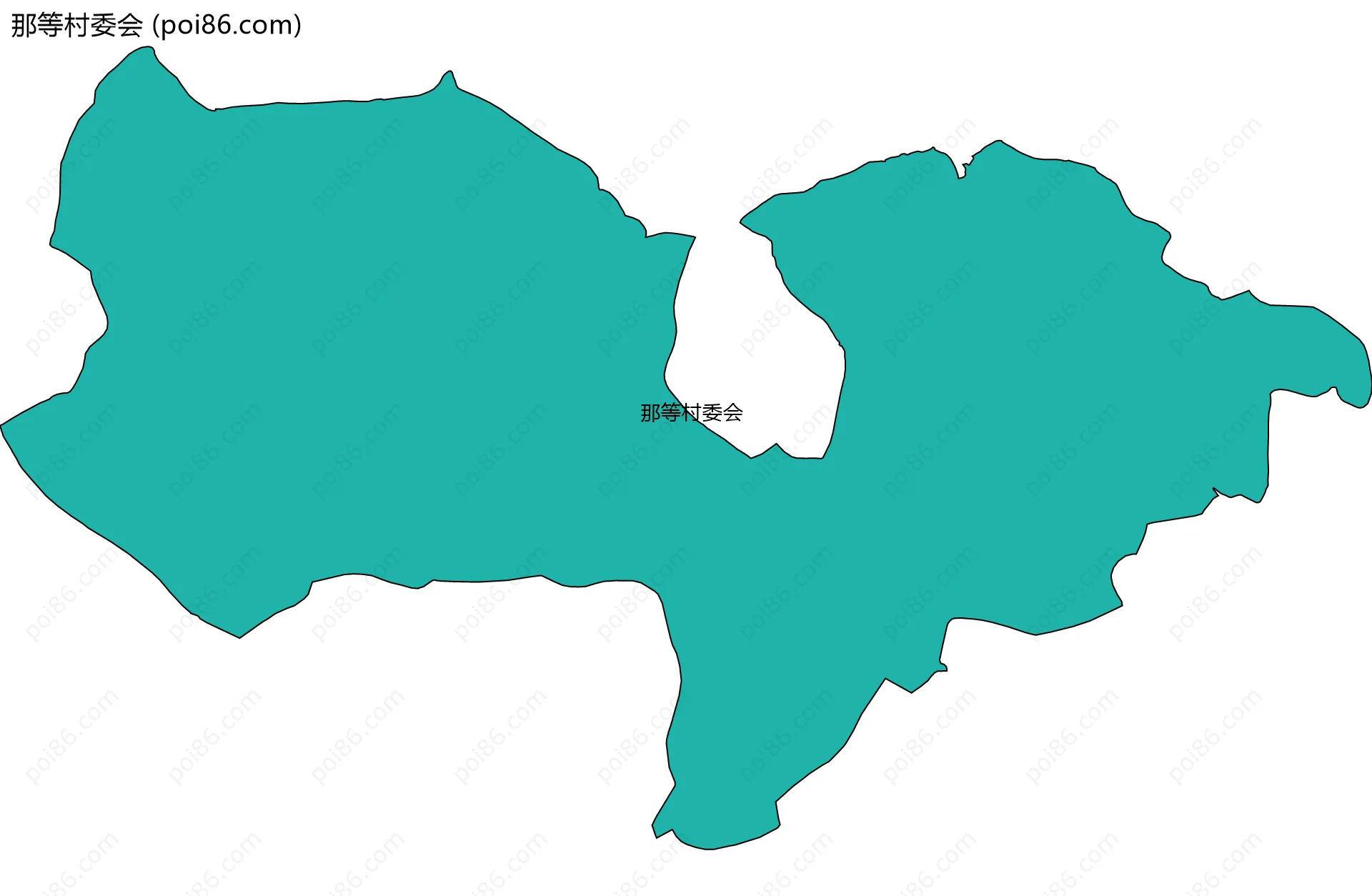 那等村委会边界地图
