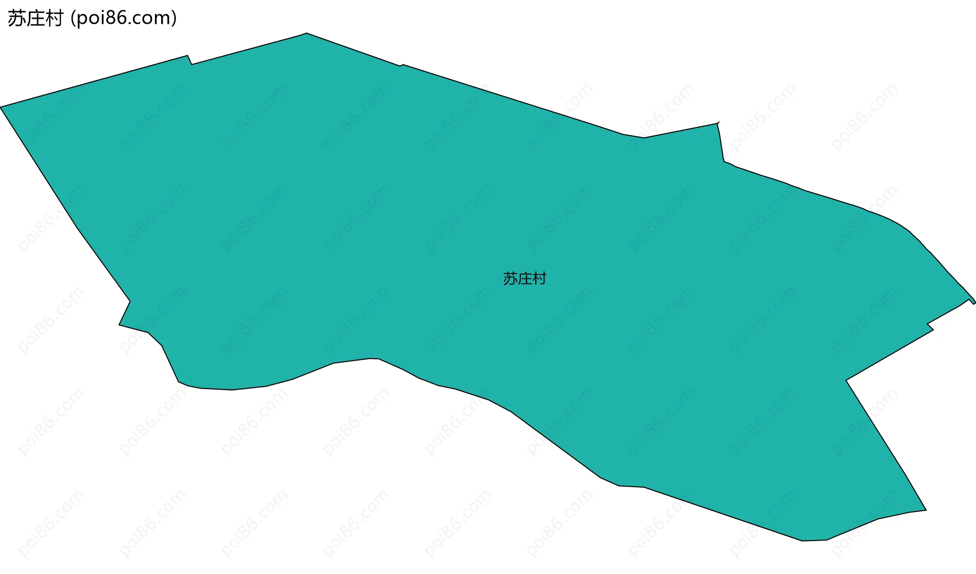 苏庄村边界地图