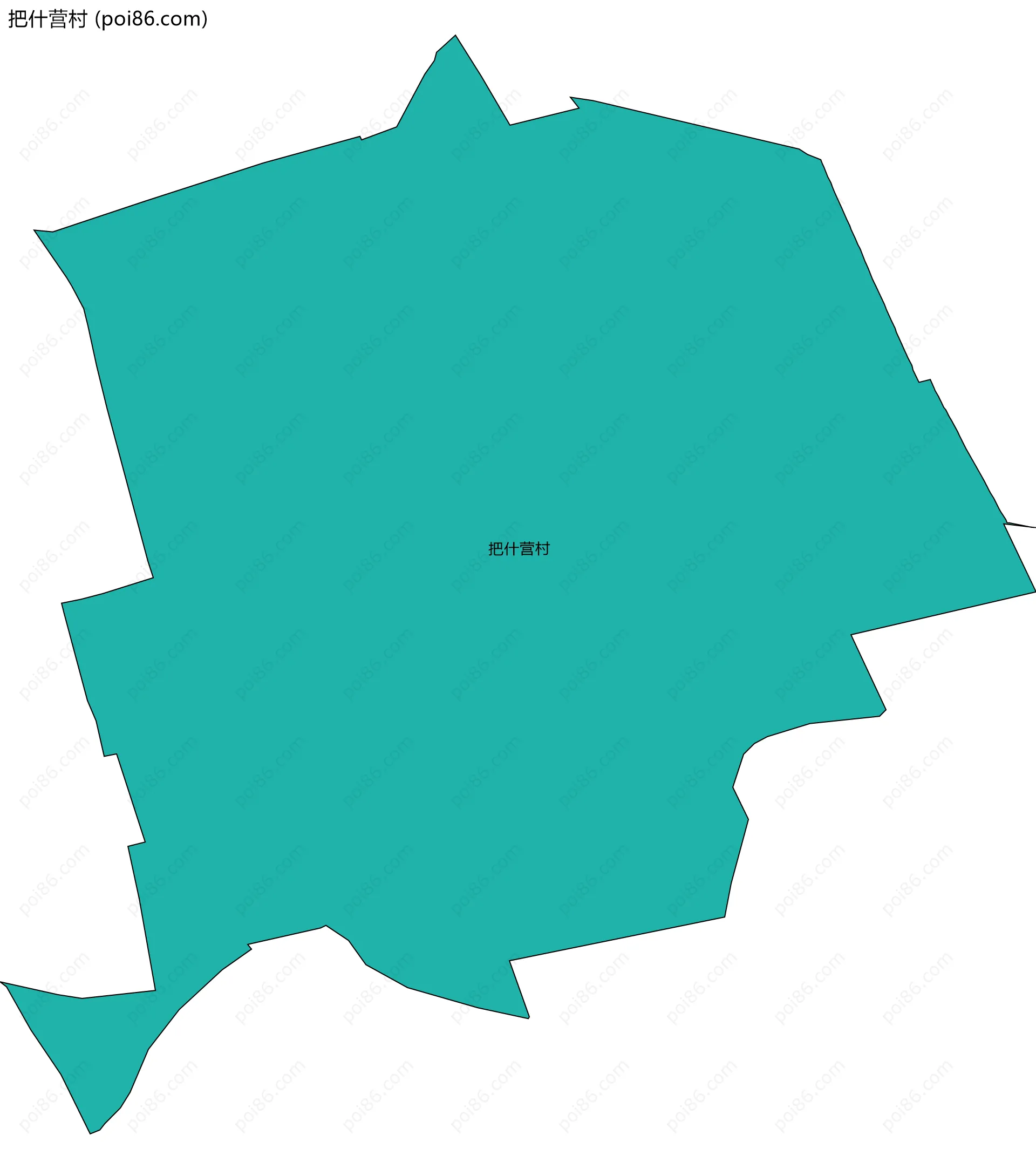 把什营村边界地图