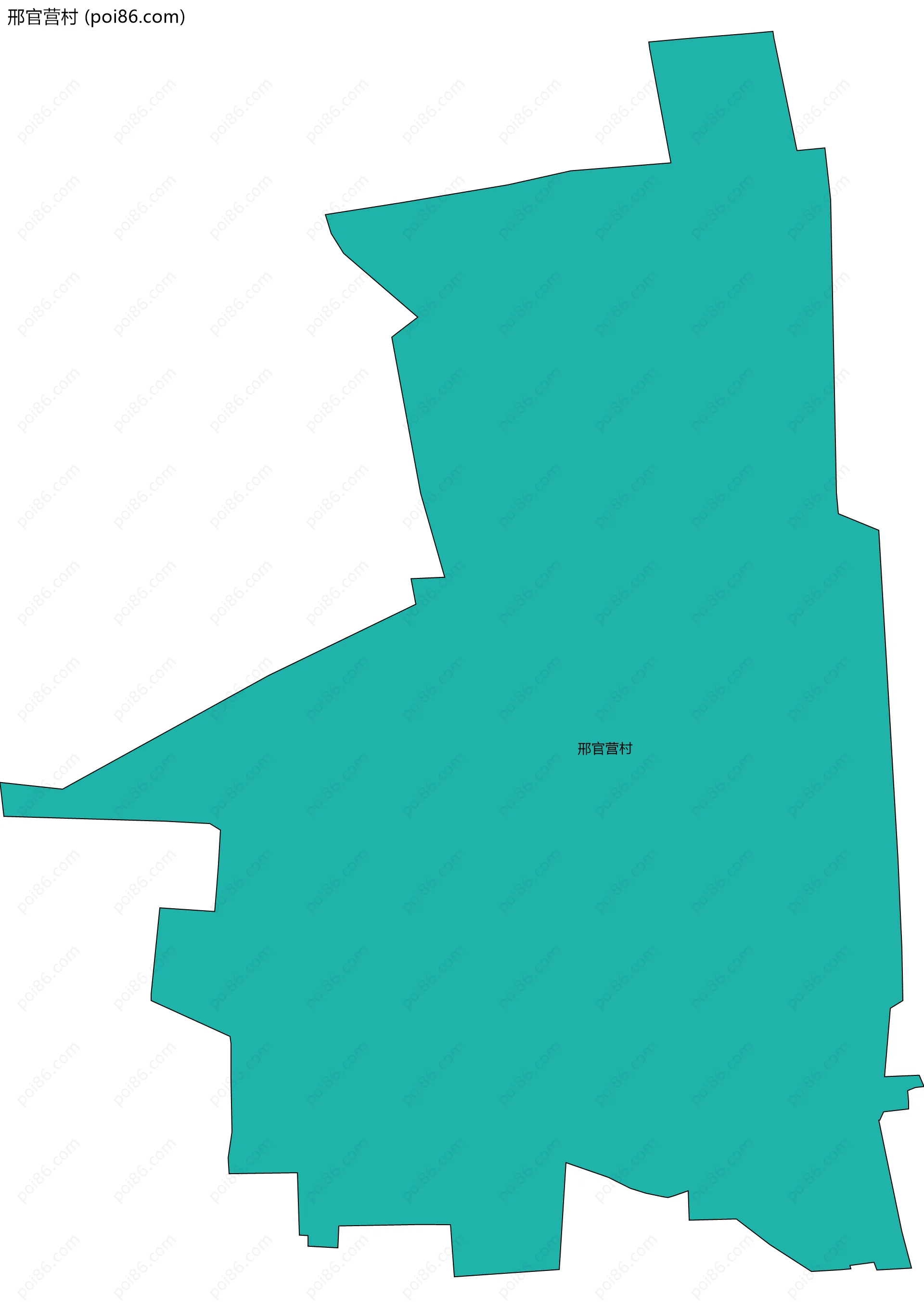 邢官营村边界地图