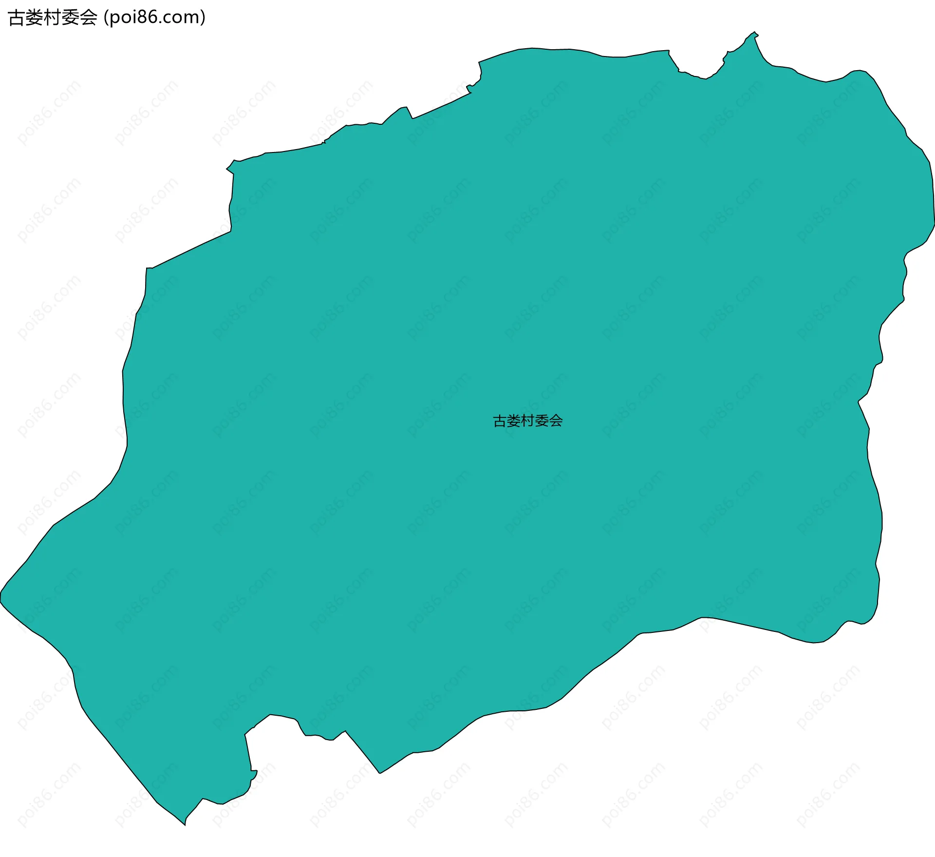 古娄村委会边界地图