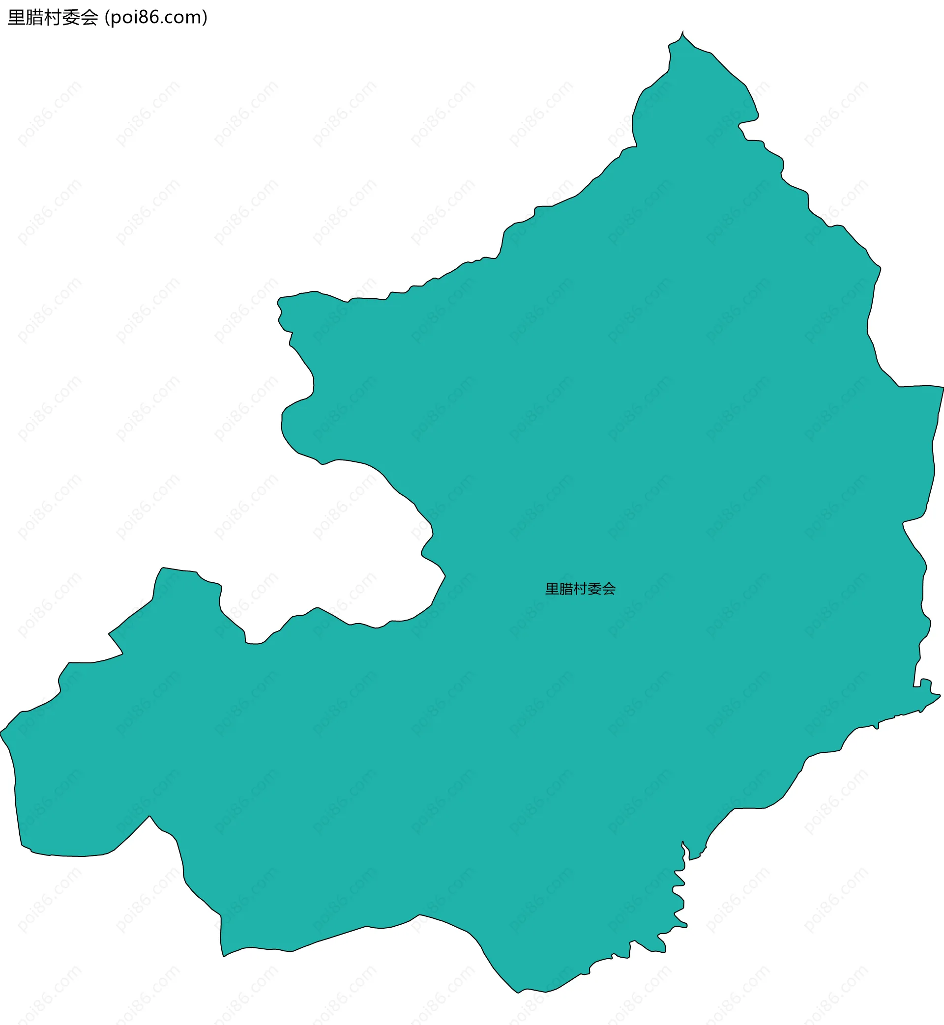 里腊村委会边界地图