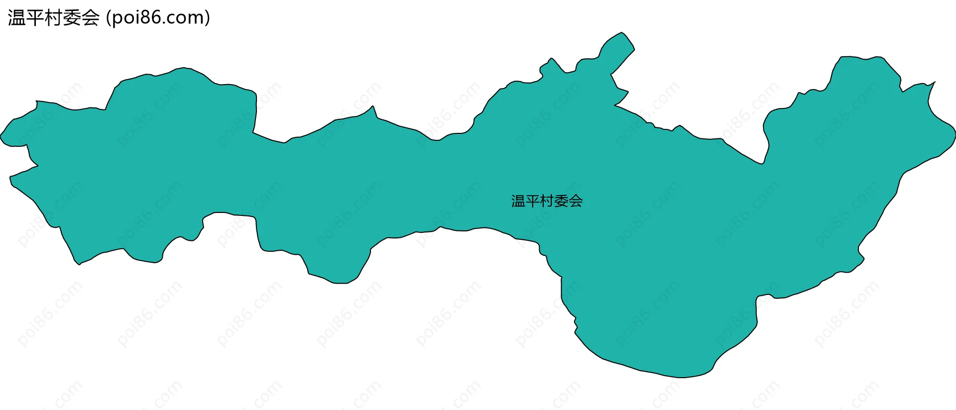 温平村委会边界地图