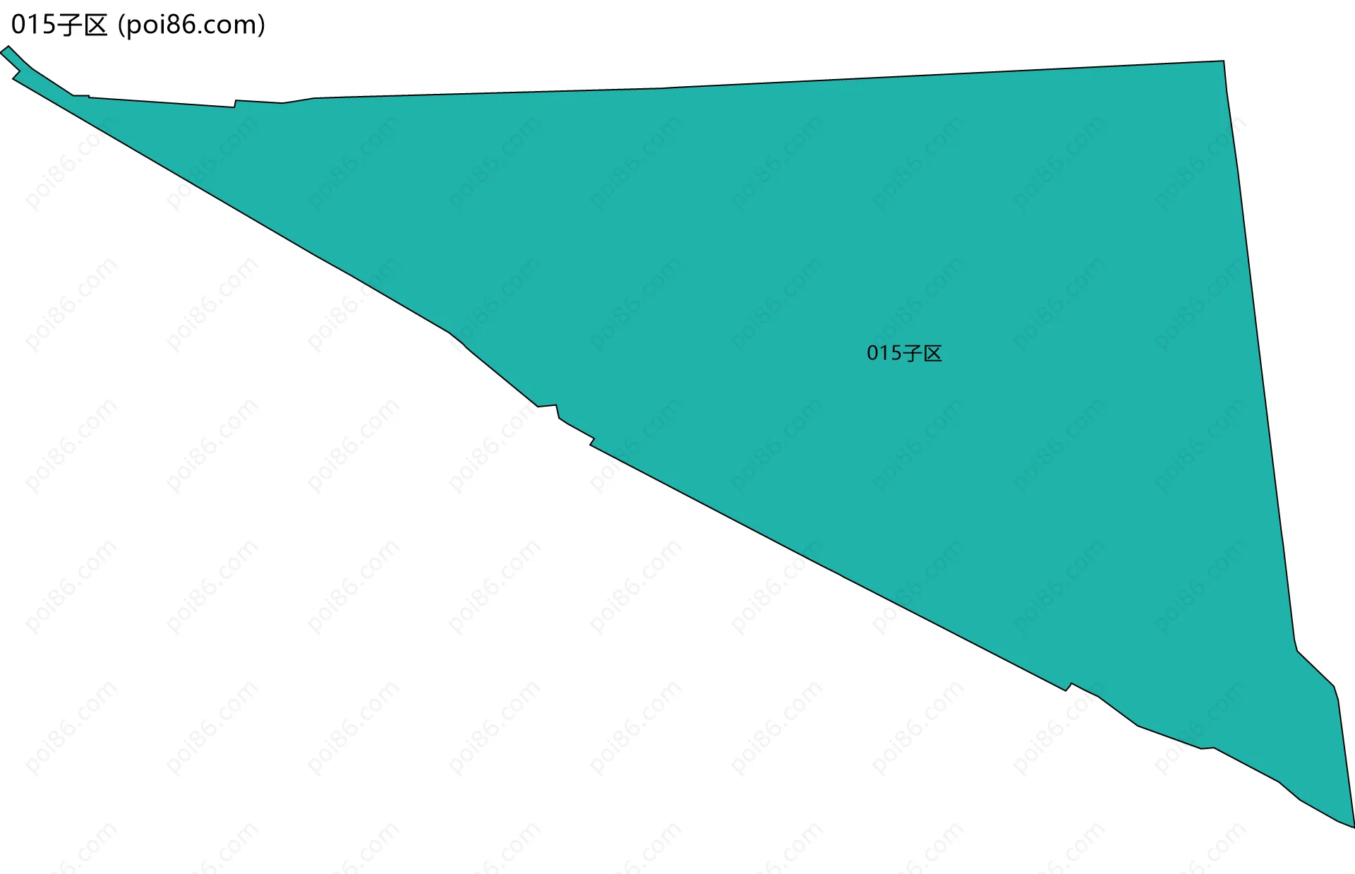 015子区边界地图