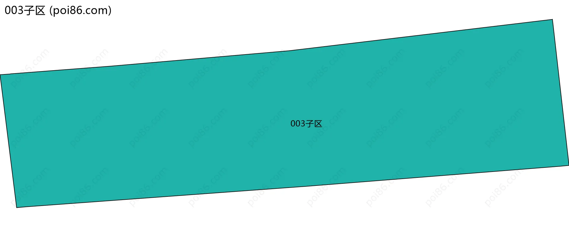 003子区边界地图