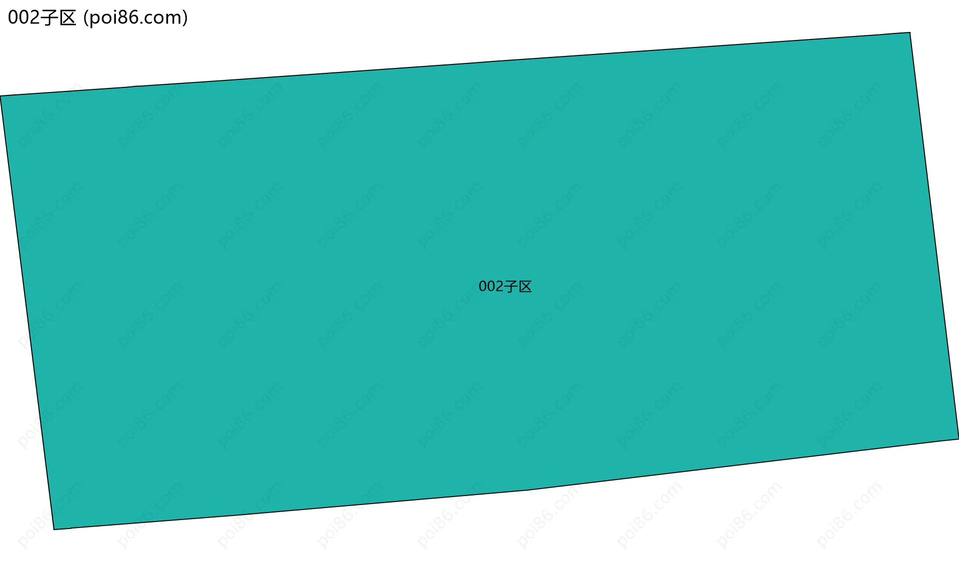 002子区边界地图