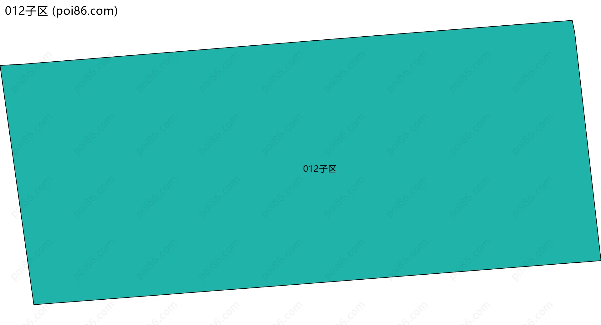 012子区边界地图
