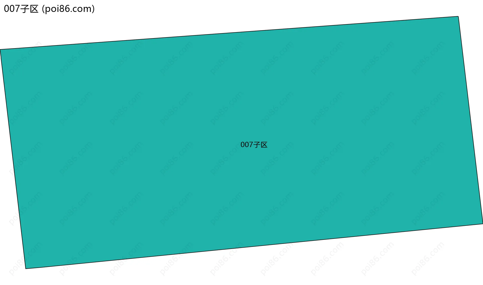 007子区边界地图