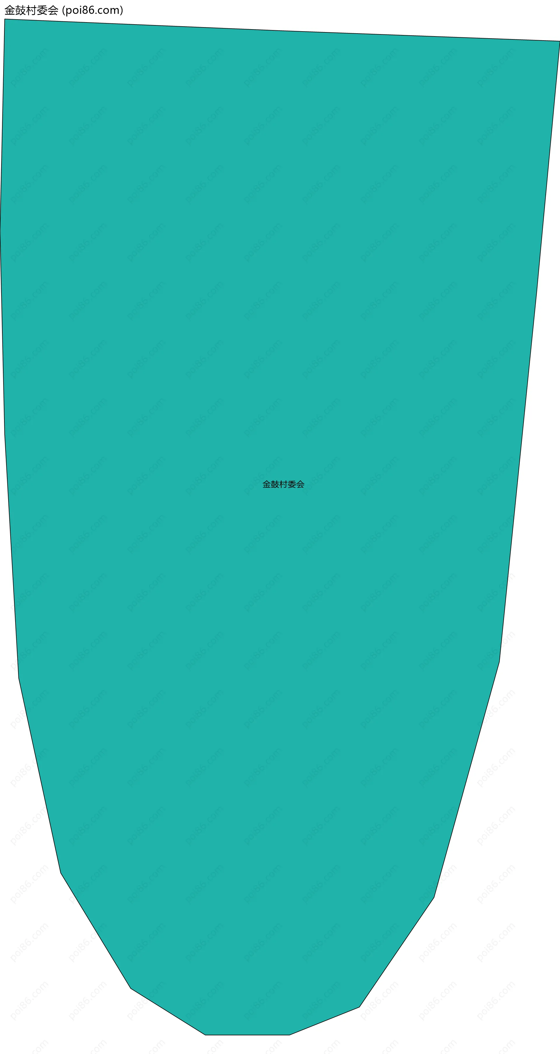 金鼓村委会边界地图