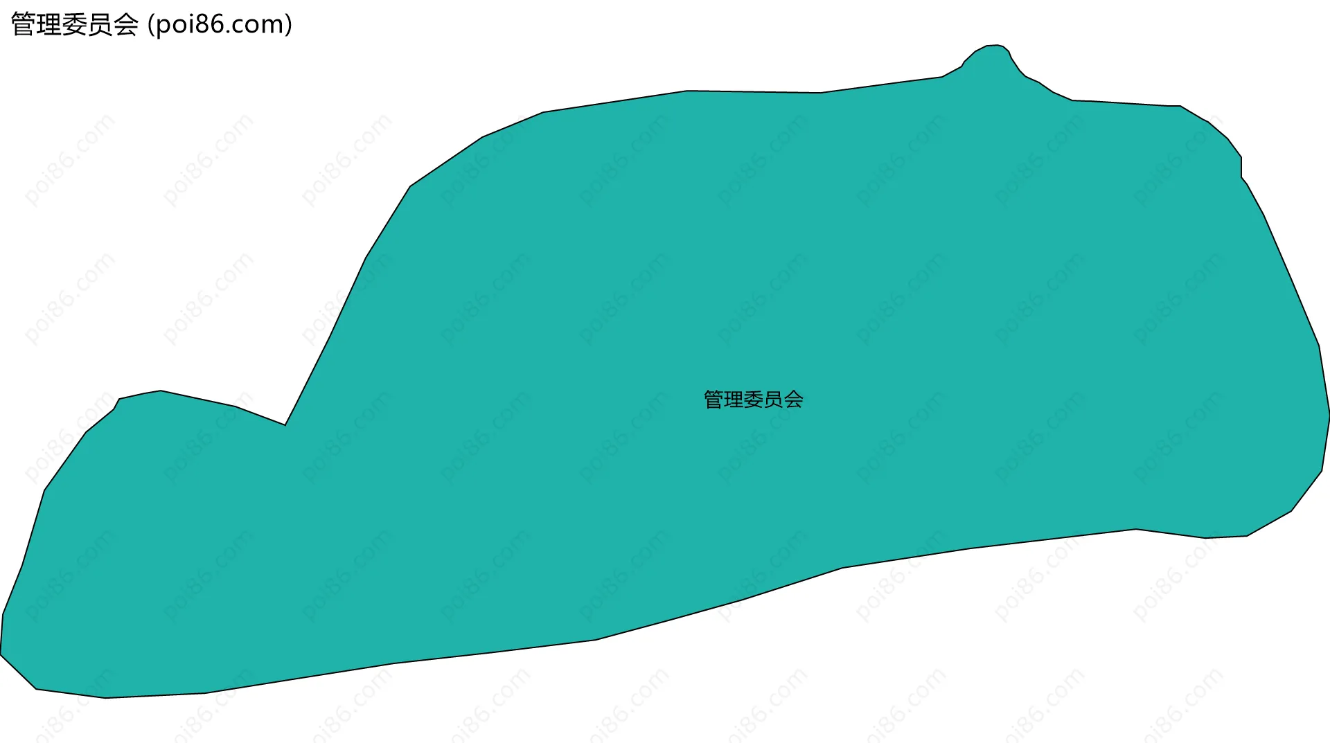 管理委员会边界地图