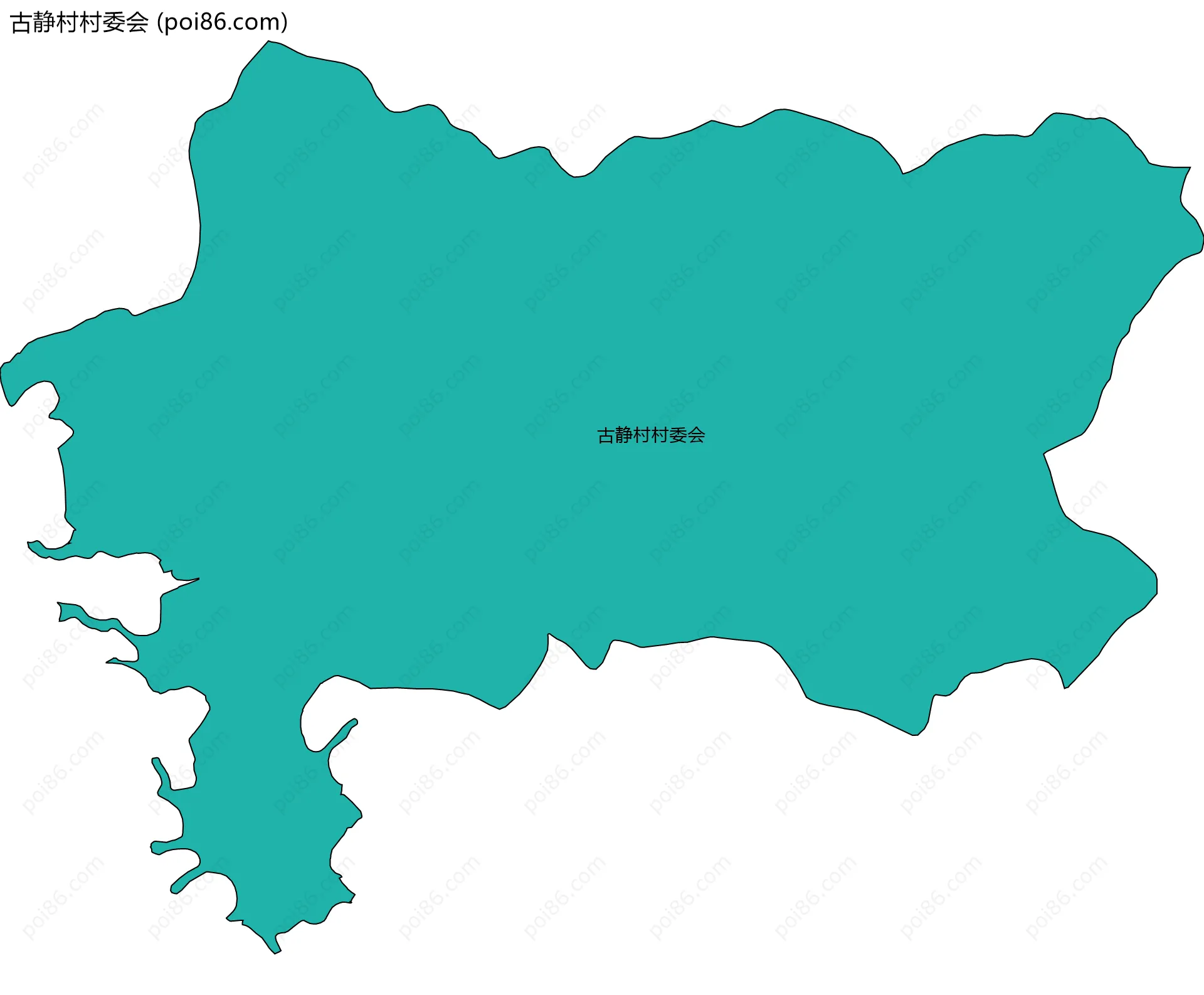 古静村村委会边界地图