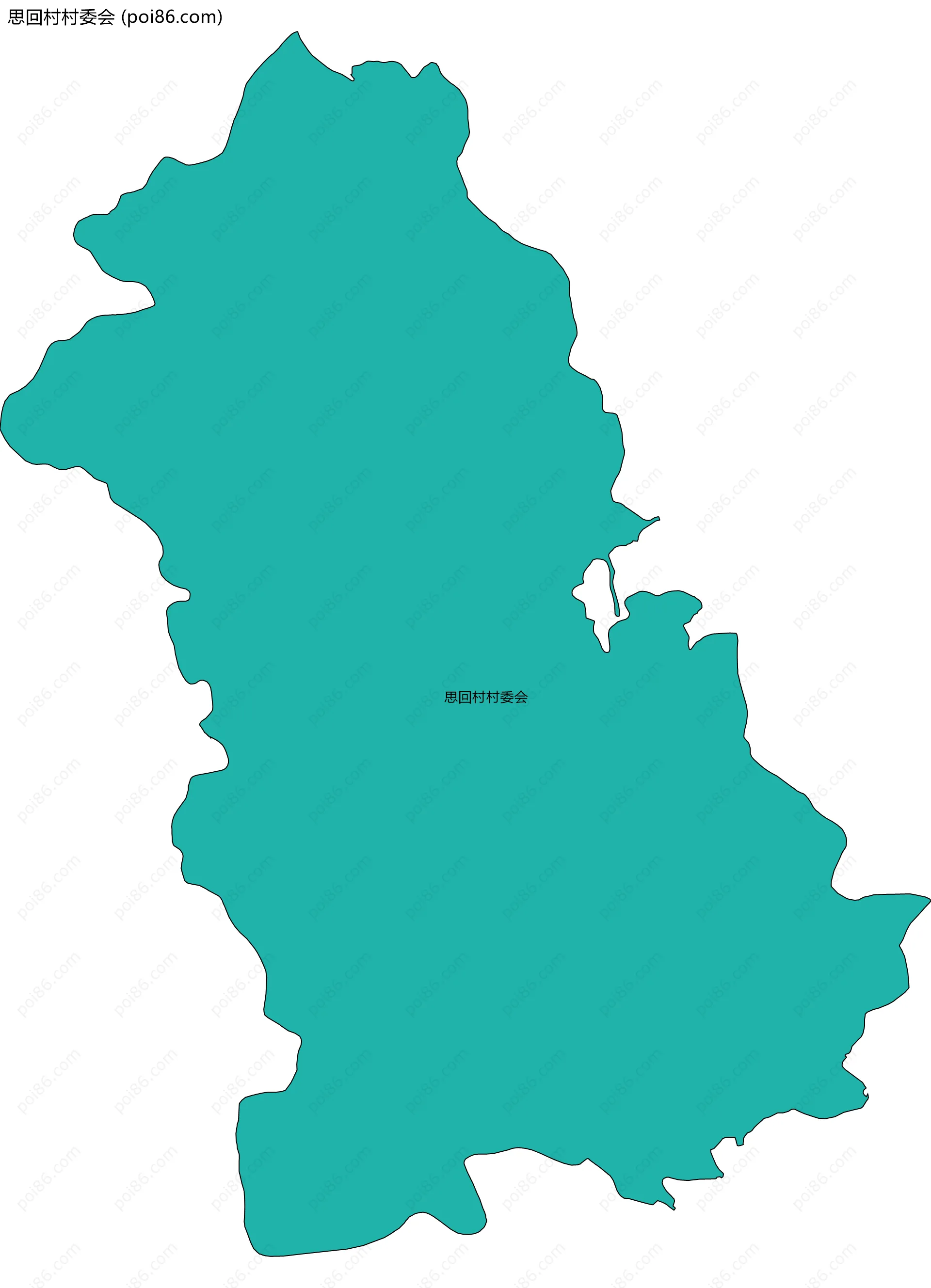 思回村村委会边界地图