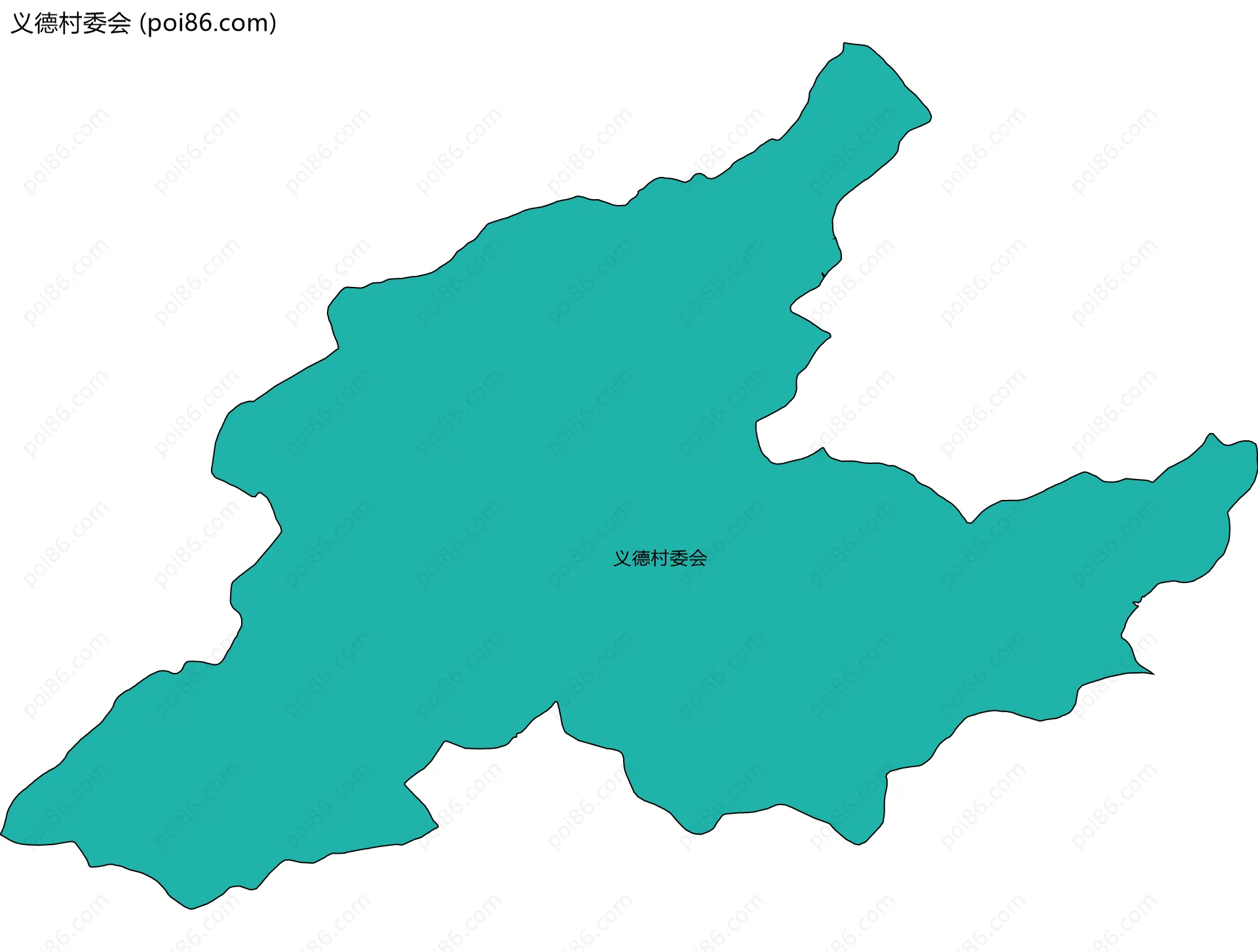 义德村委会边界地图