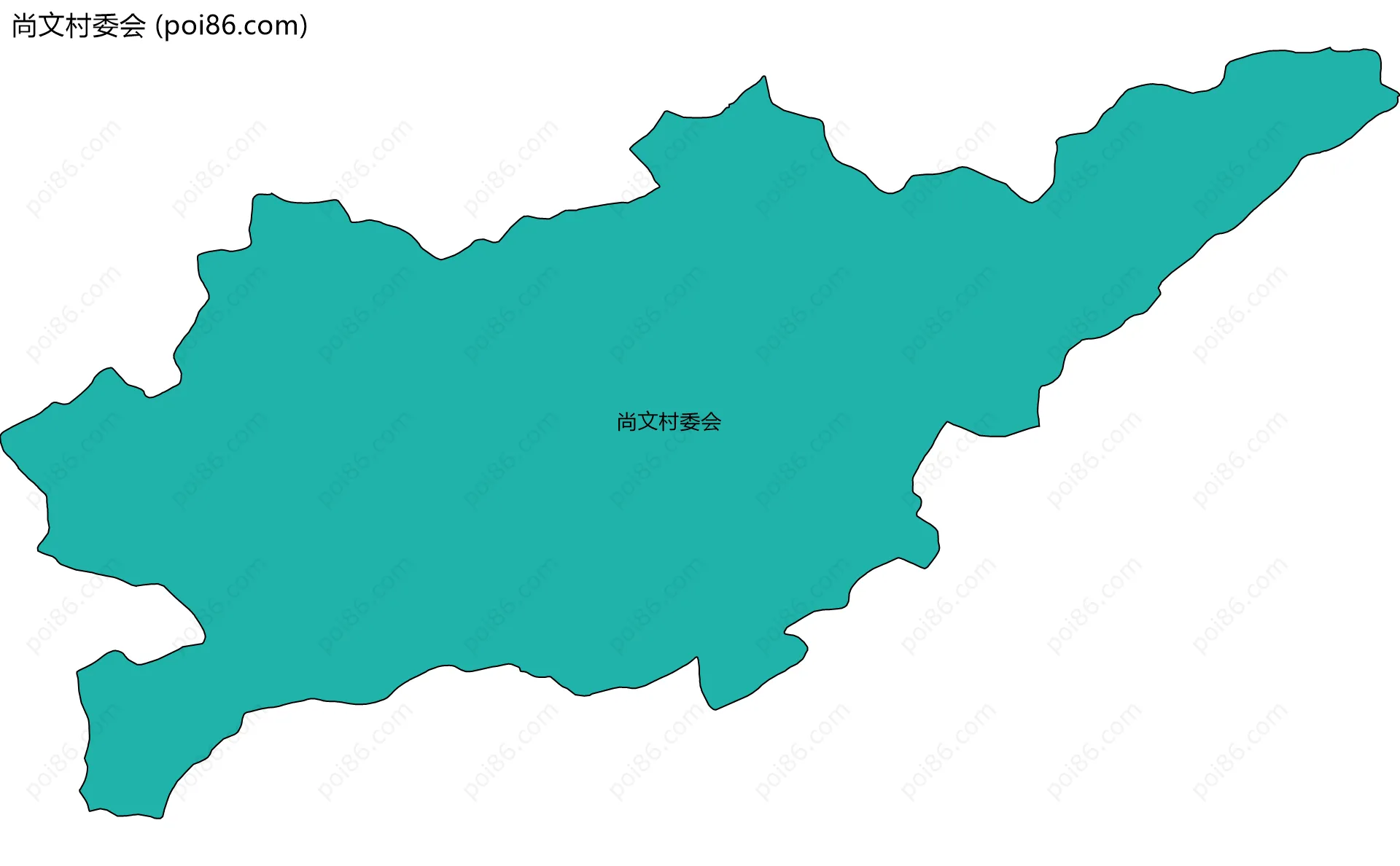 尚文村委会边界地图