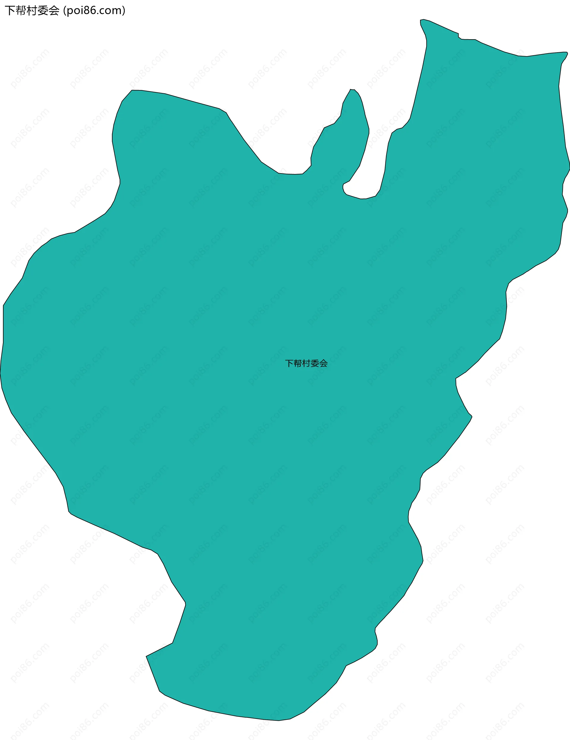 下帮村委会边界地图