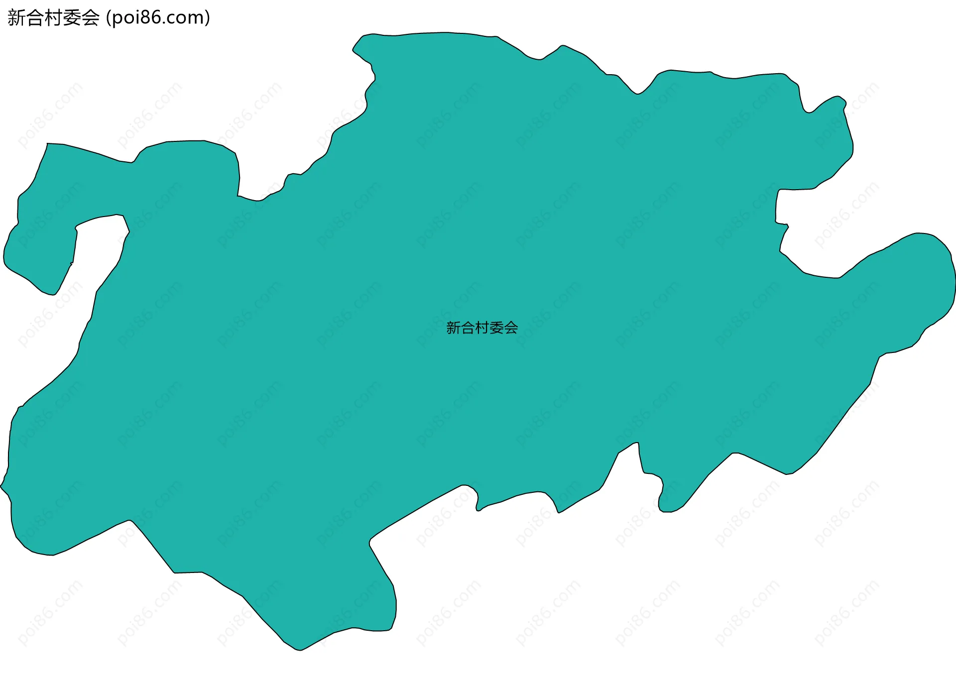 新合村委会边界地图