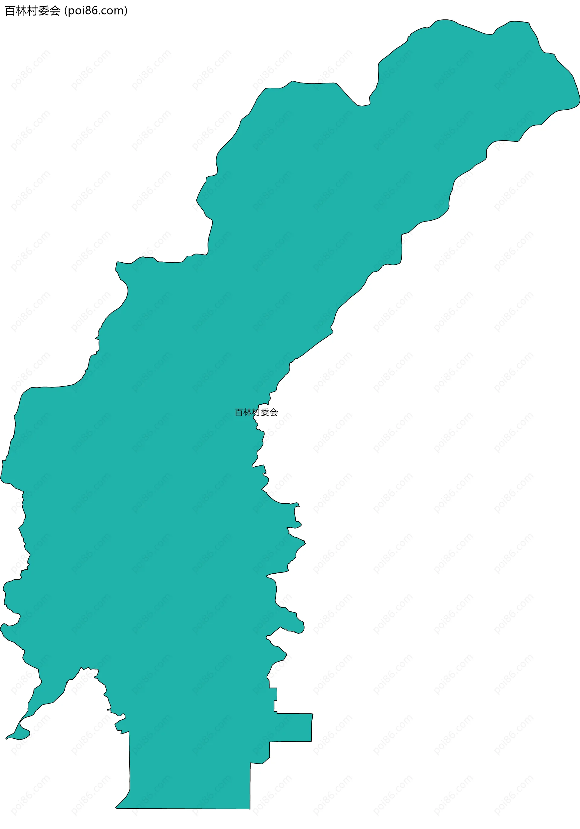 百林村委会边界地图