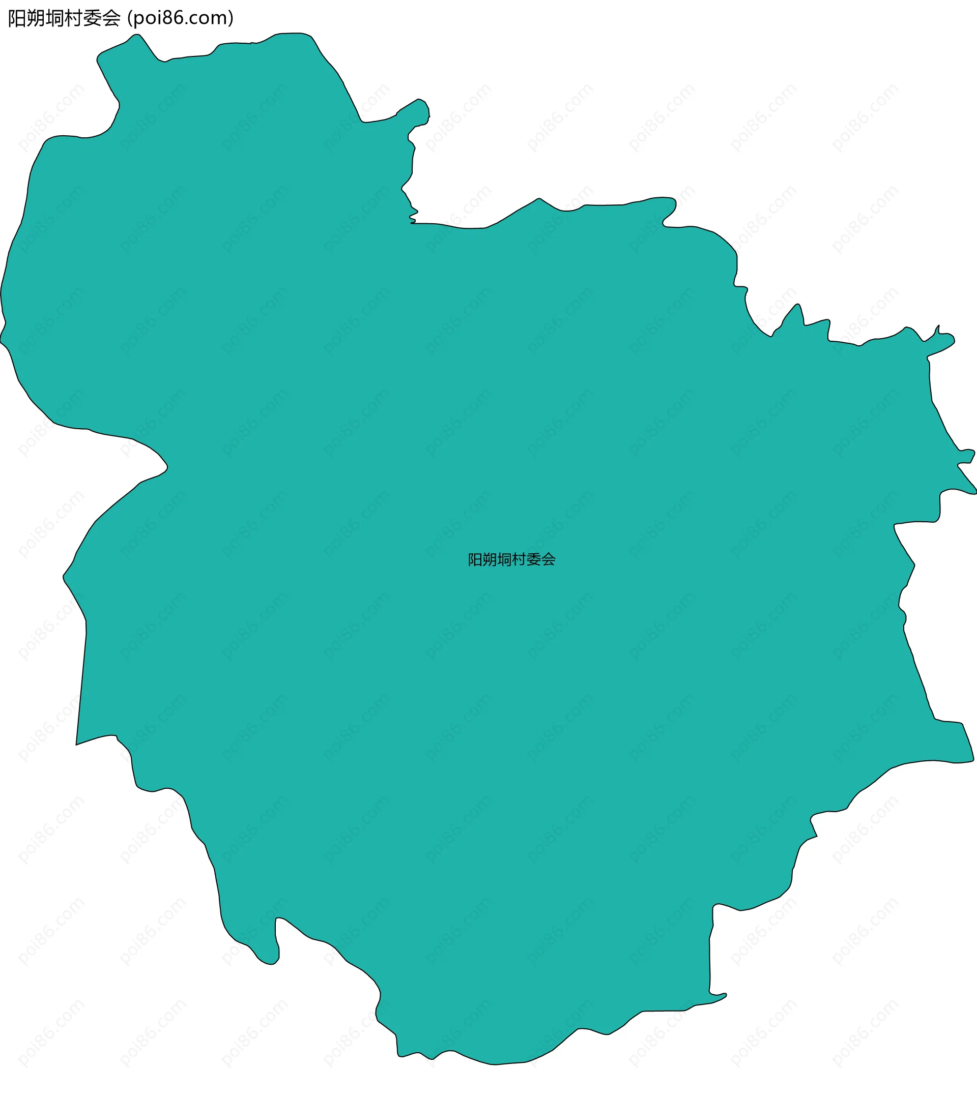 阳朔垌村委会边界地图