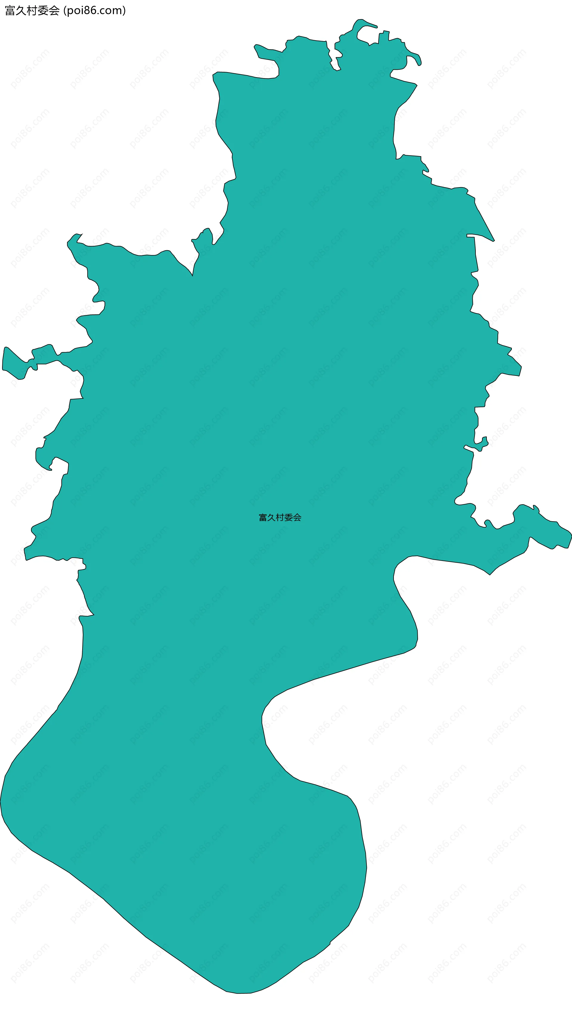 富久村委会边界地图
