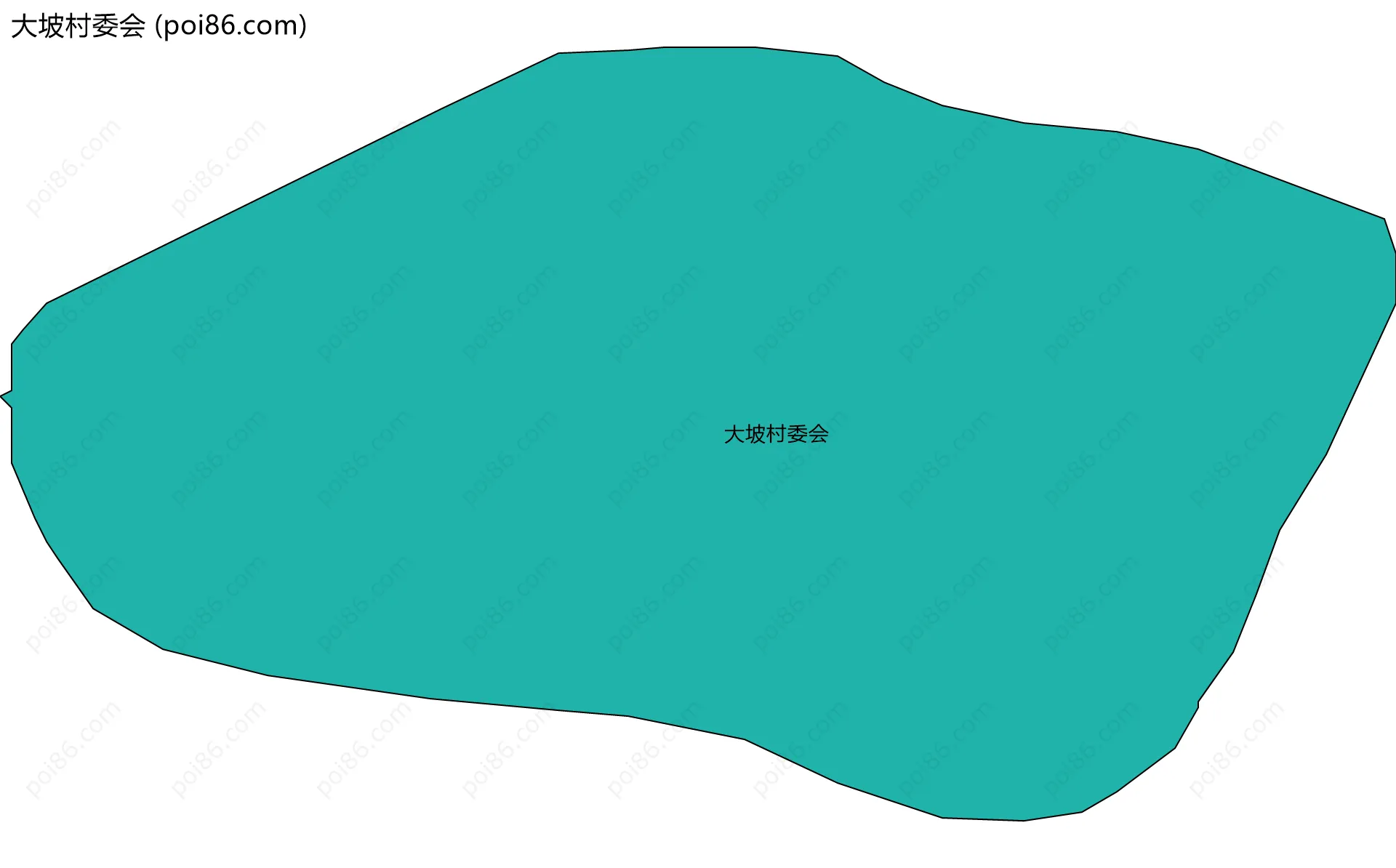 大坡村委会边界地图