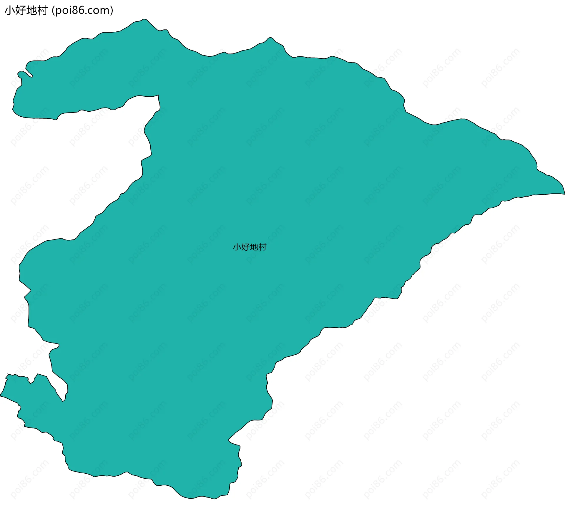 小好地村边界地图