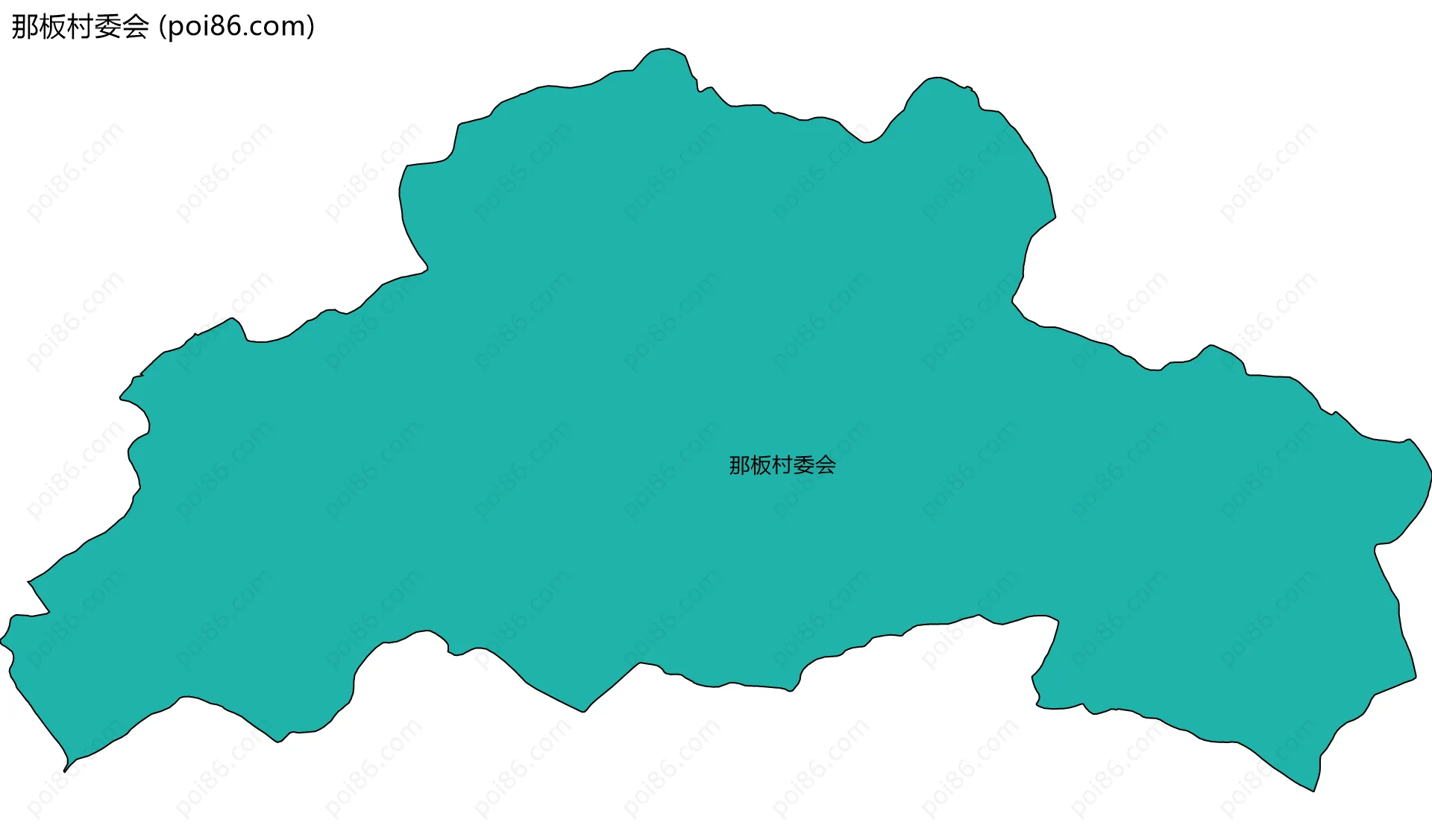 那板村委会边界地图