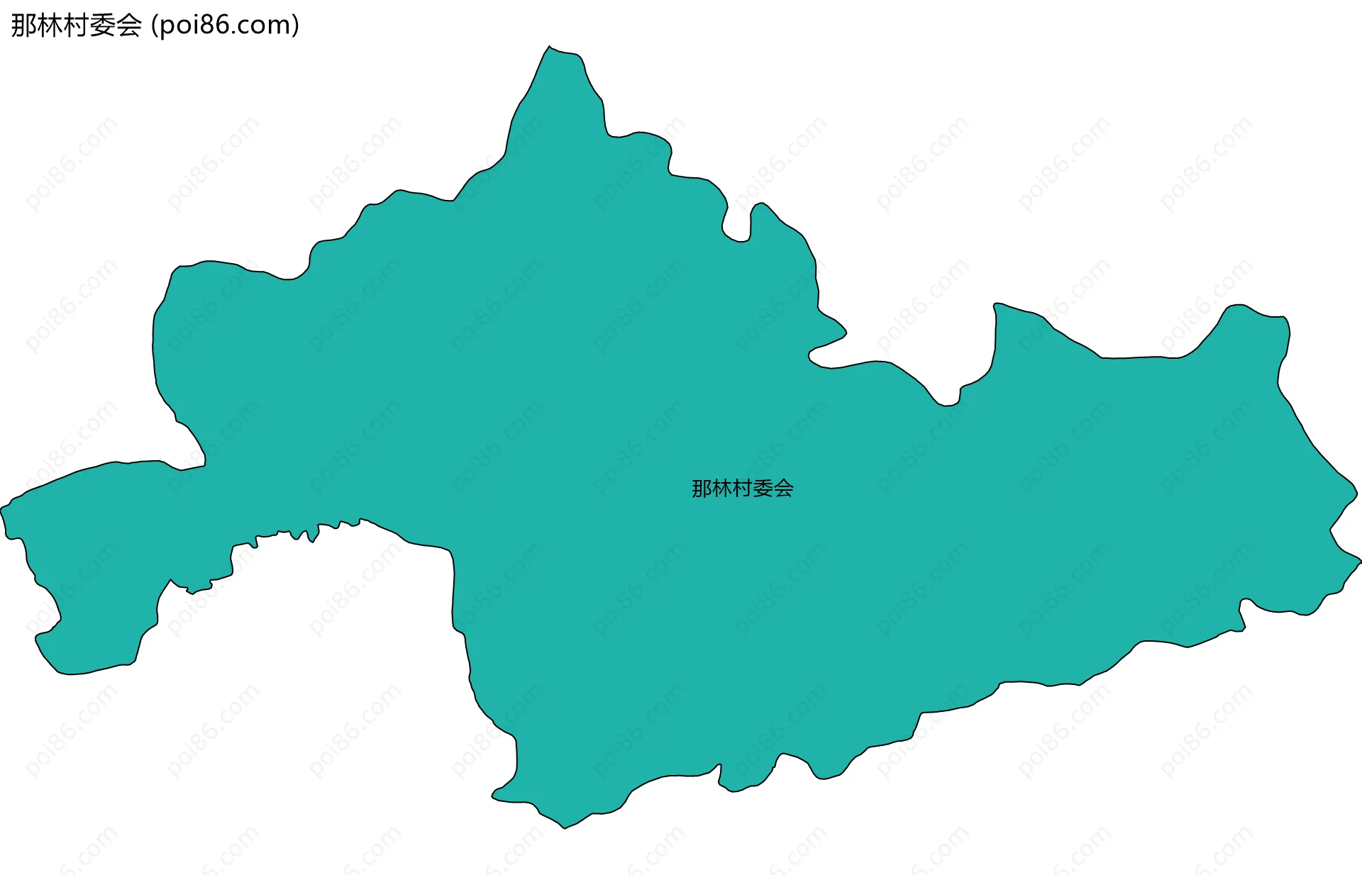 那林村委会边界地图