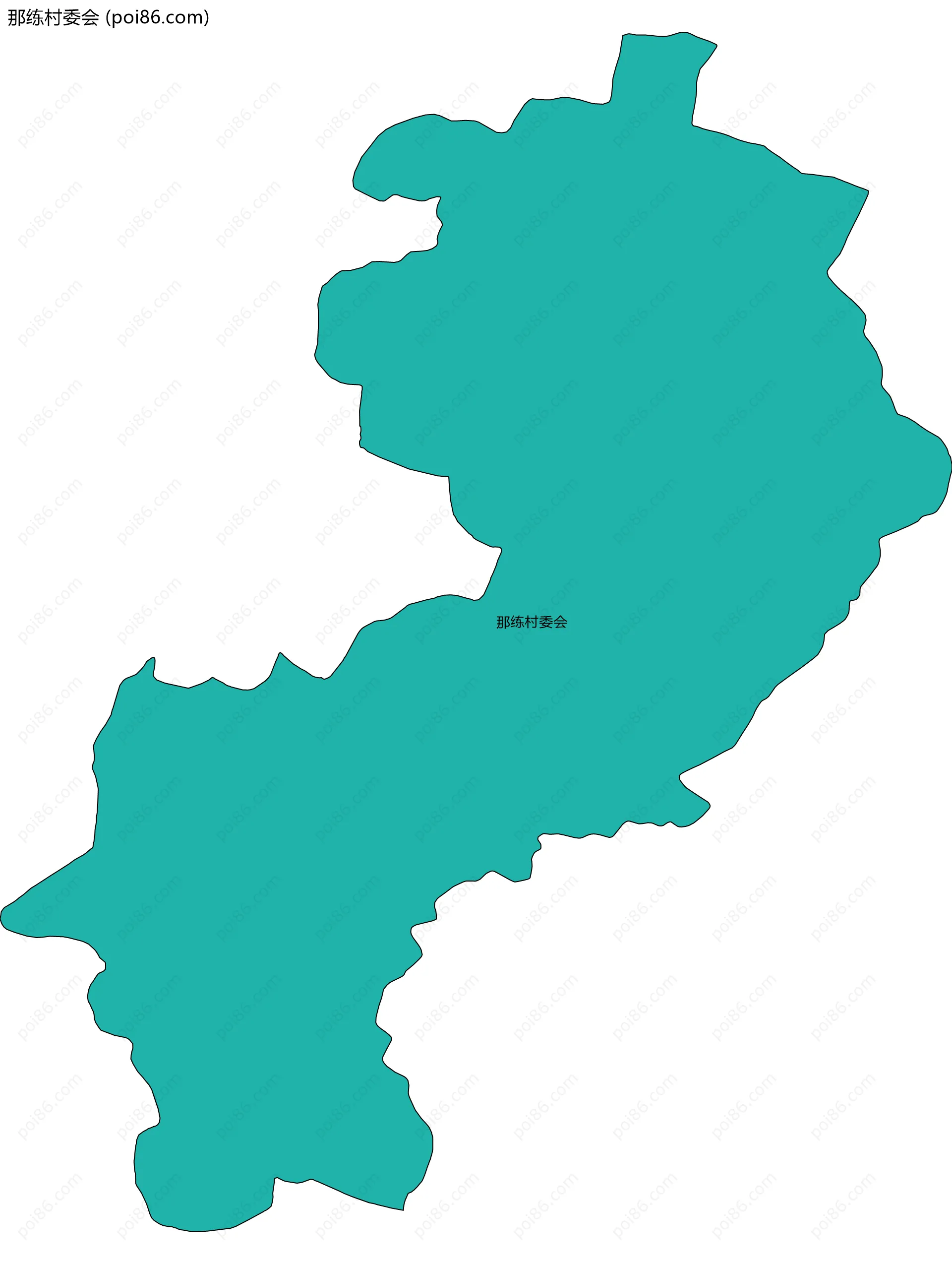 那练村委会边界地图
