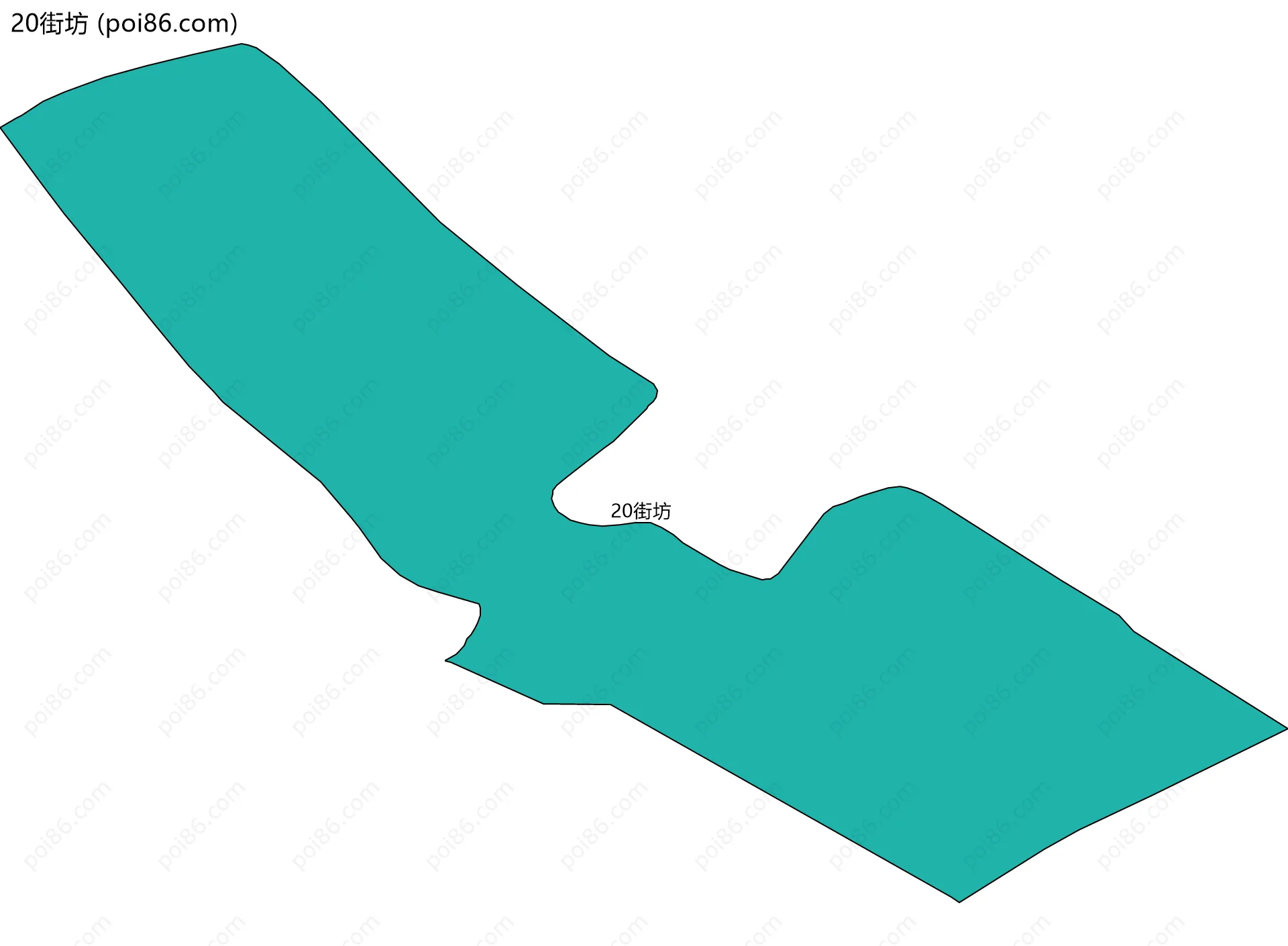 20街坊边界地图
